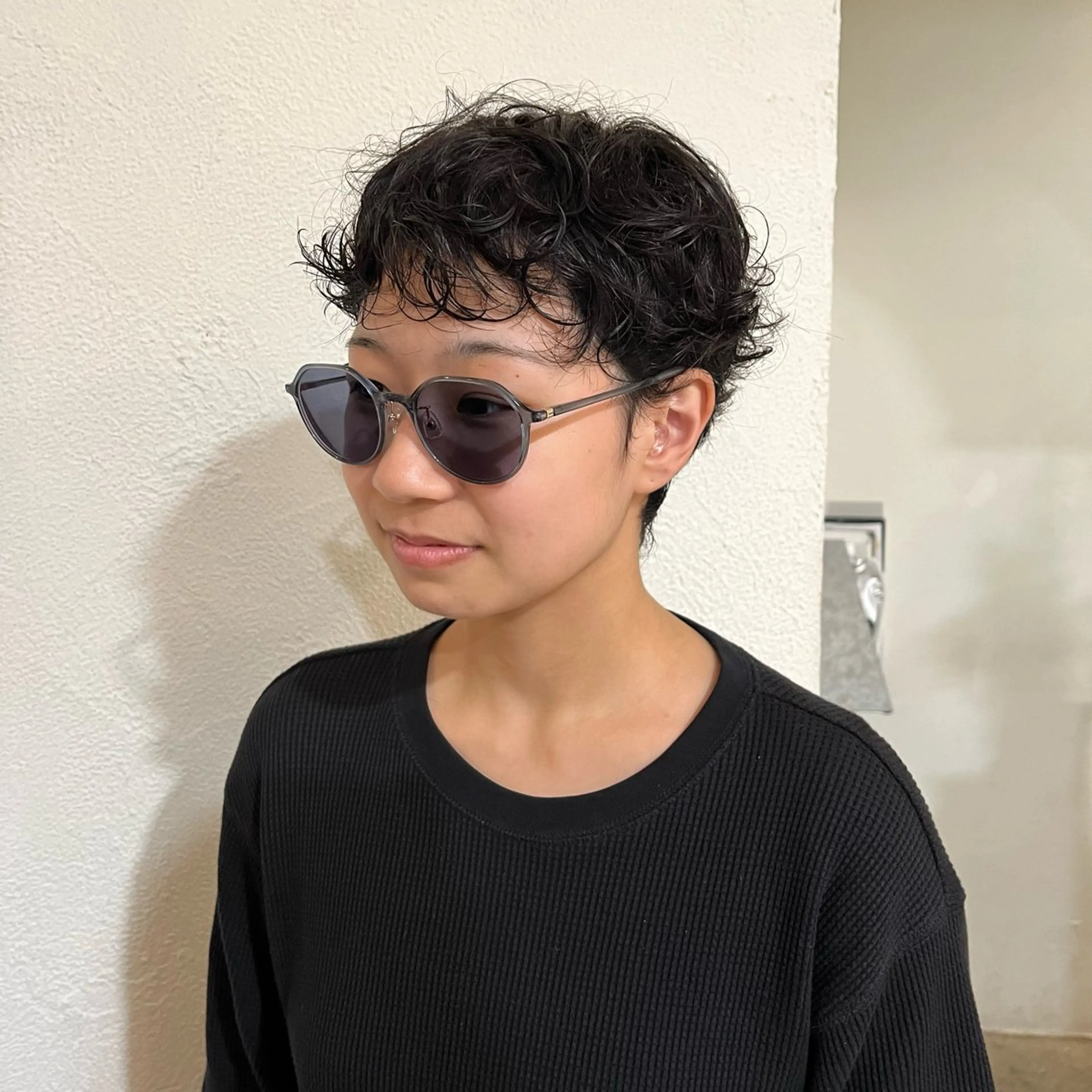 ショート パーマ ショートヘア 縮毛矯正 パ ルのヘアスタイル