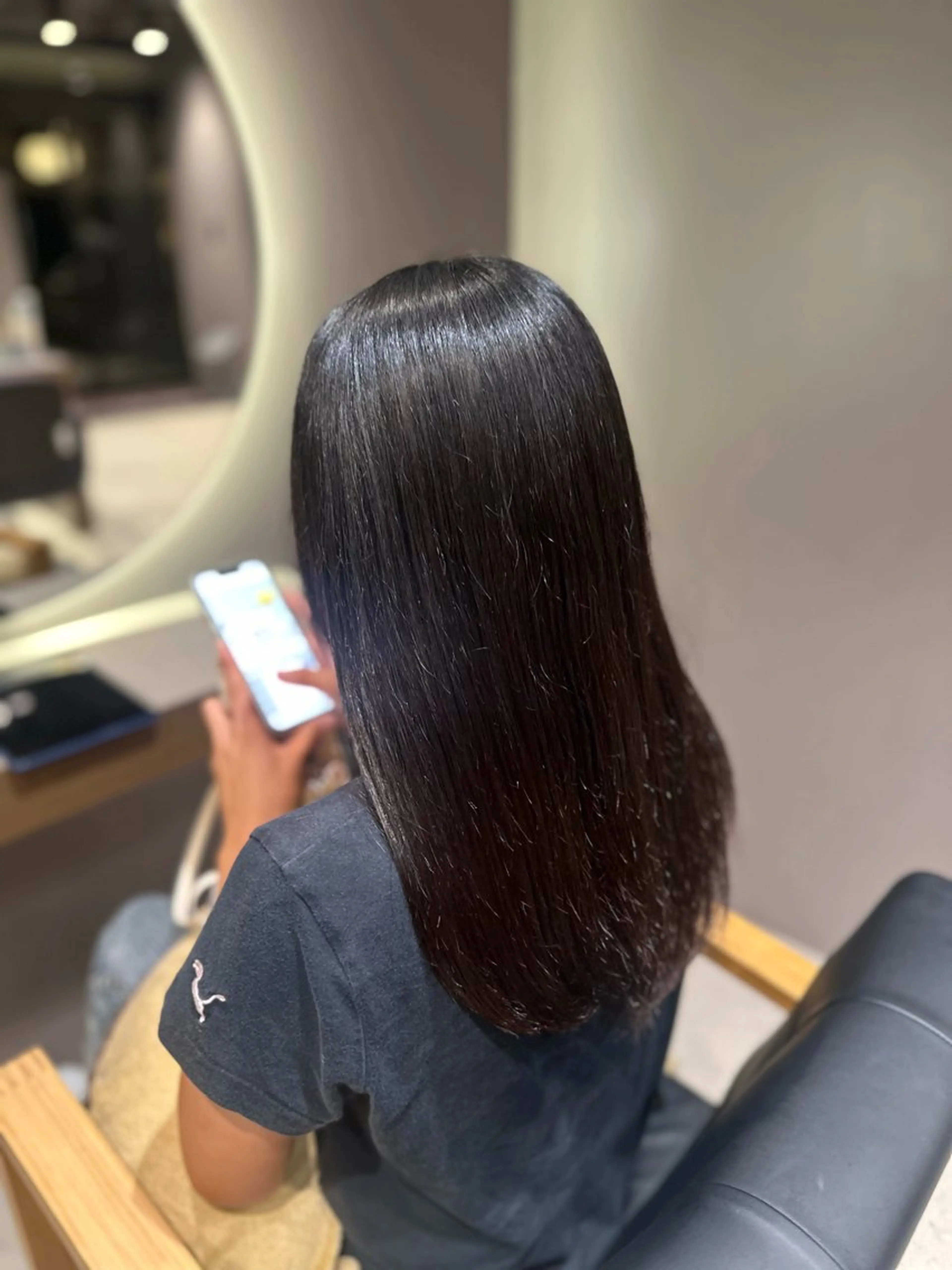 ロング 縮毛矯正 🖤ྀི渡邉 あみか🖤ᩚのヘアスタイル