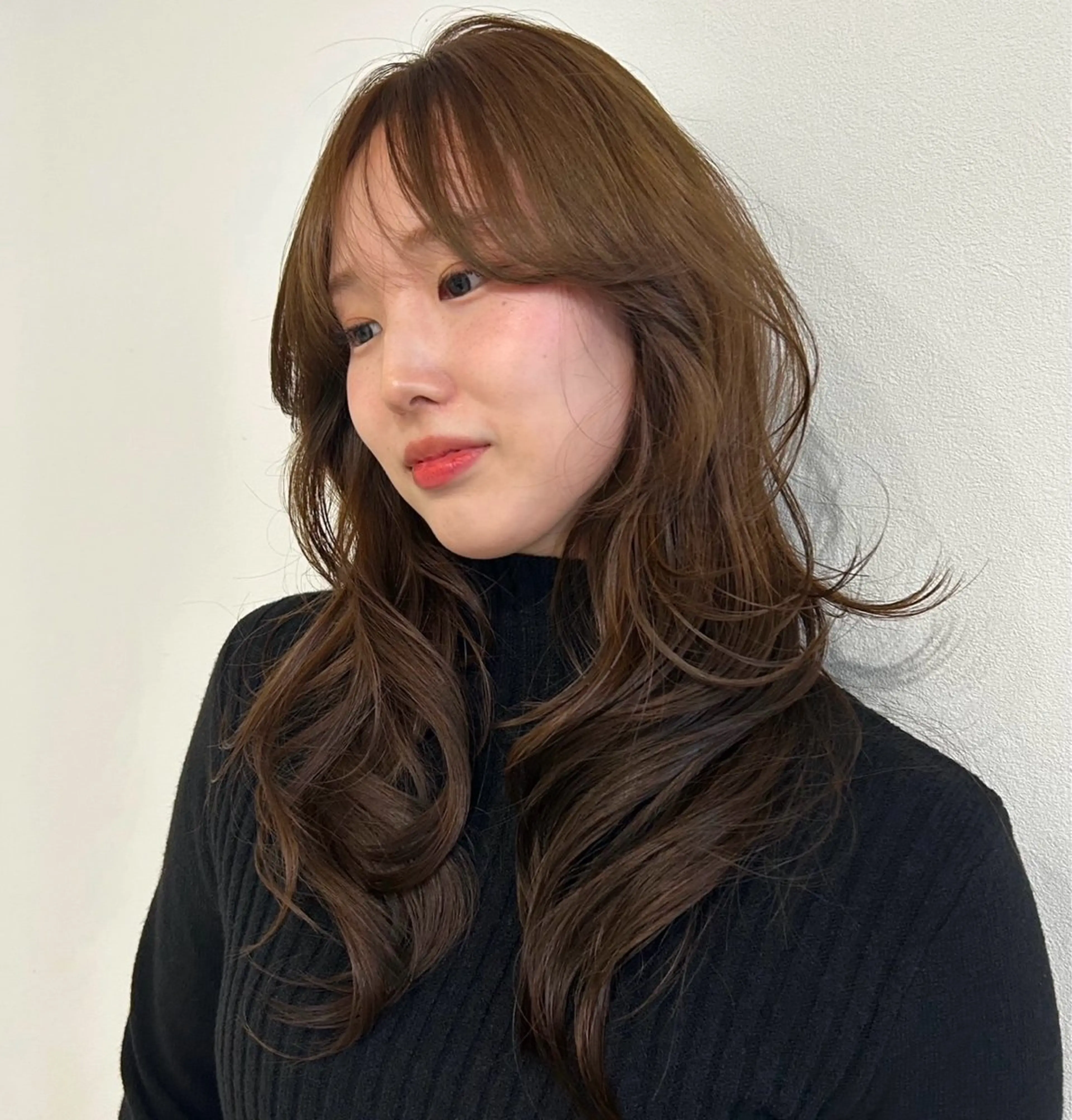 ロング カラー ロングレイヤー レイヤーカット ロング risako🇰🇷 韓国ヘア/レイヤーのヘアスタイル