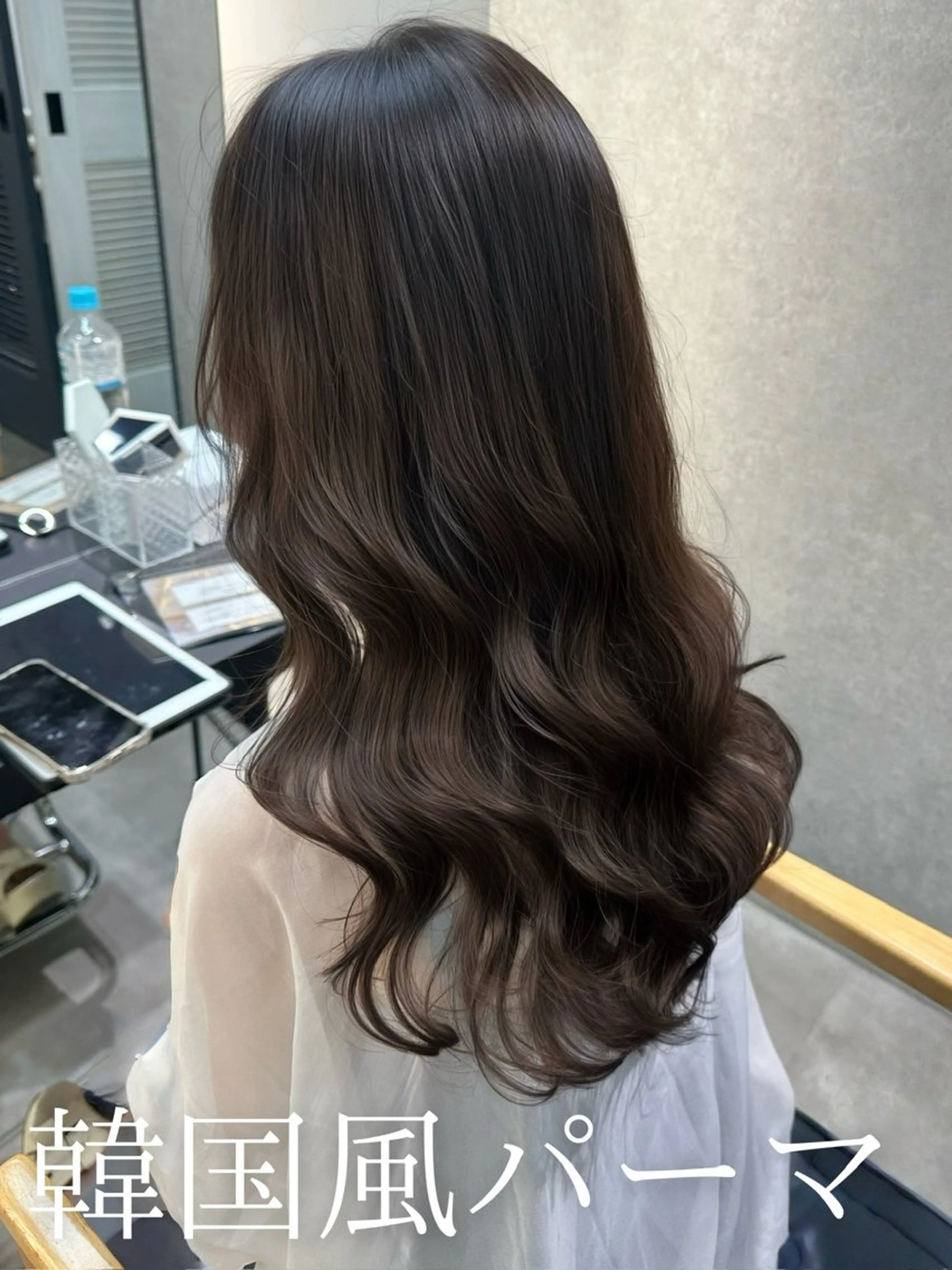 セミロング パーマ 韓国風パーマ/ 韓国ヘア/大森千寛のヘアスタイル