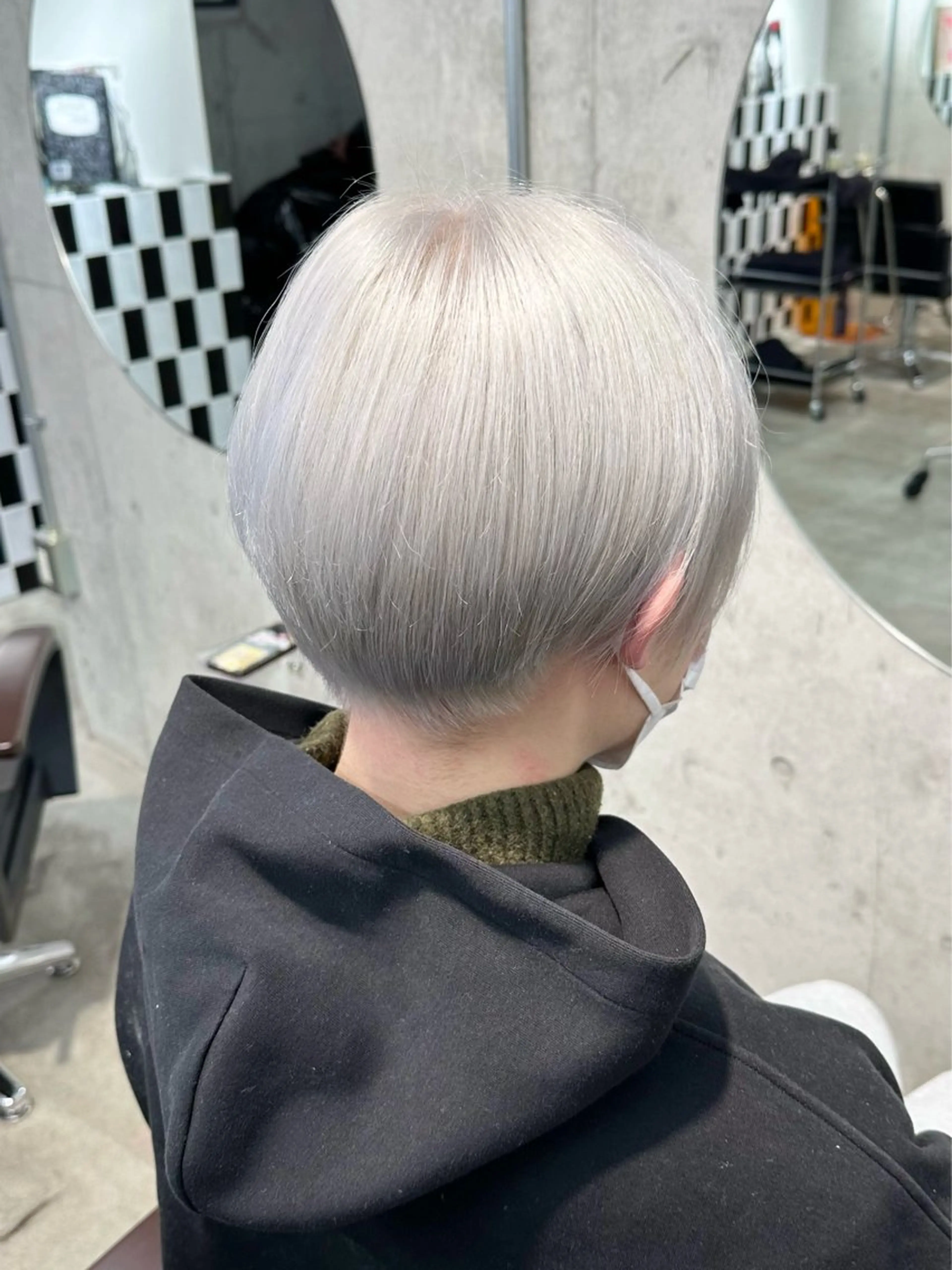 【🩵メンズ限定🩵】カット➕ケアブリーチ➕カラー➕ケラチントリートメント】の写真