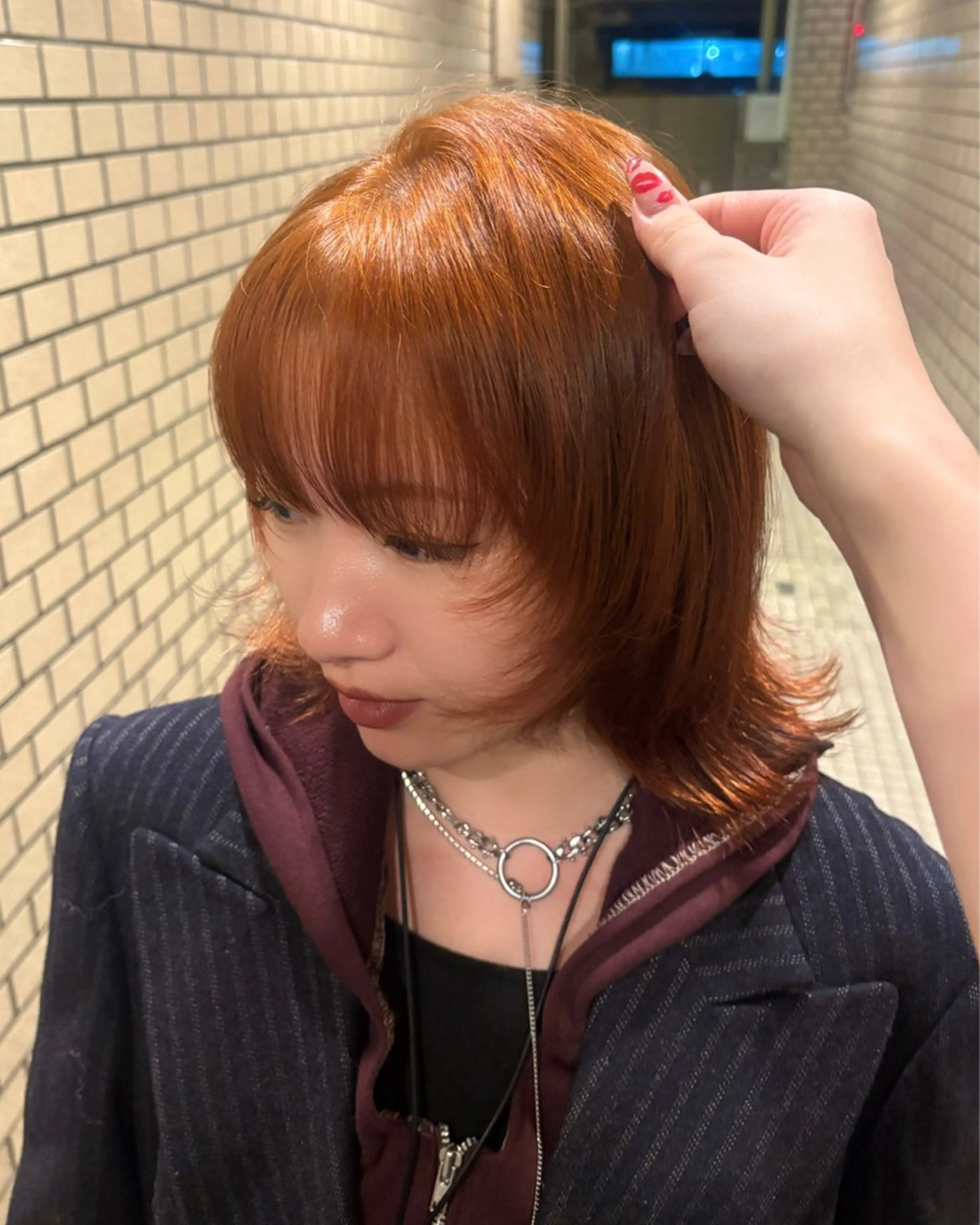 カラー ヘアカラー 梅田/艶カラー/ じゅなのヘアスタイル