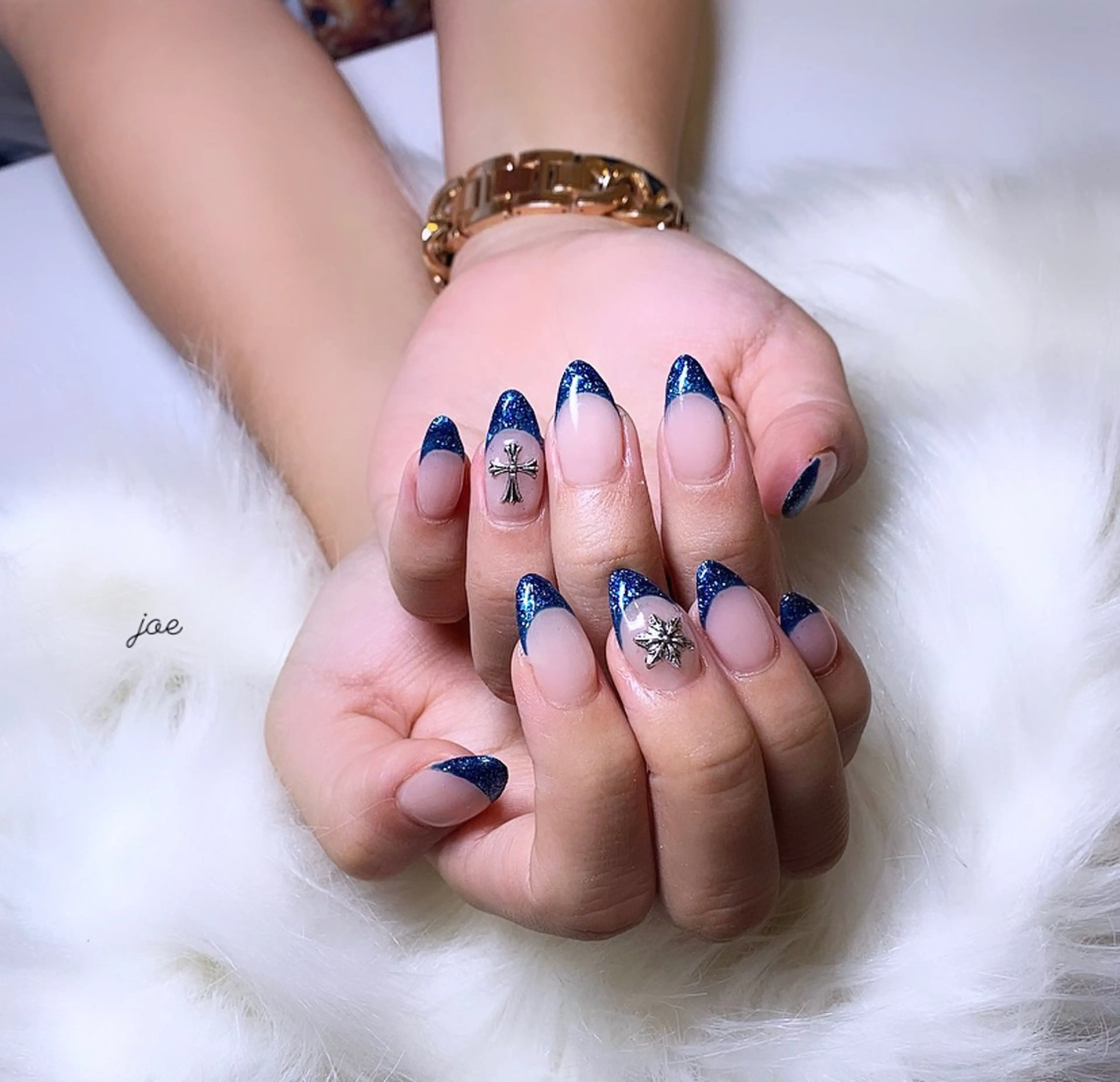 ꒰ ハンドネイル ꒱ シンプルデザイン オフありの写真