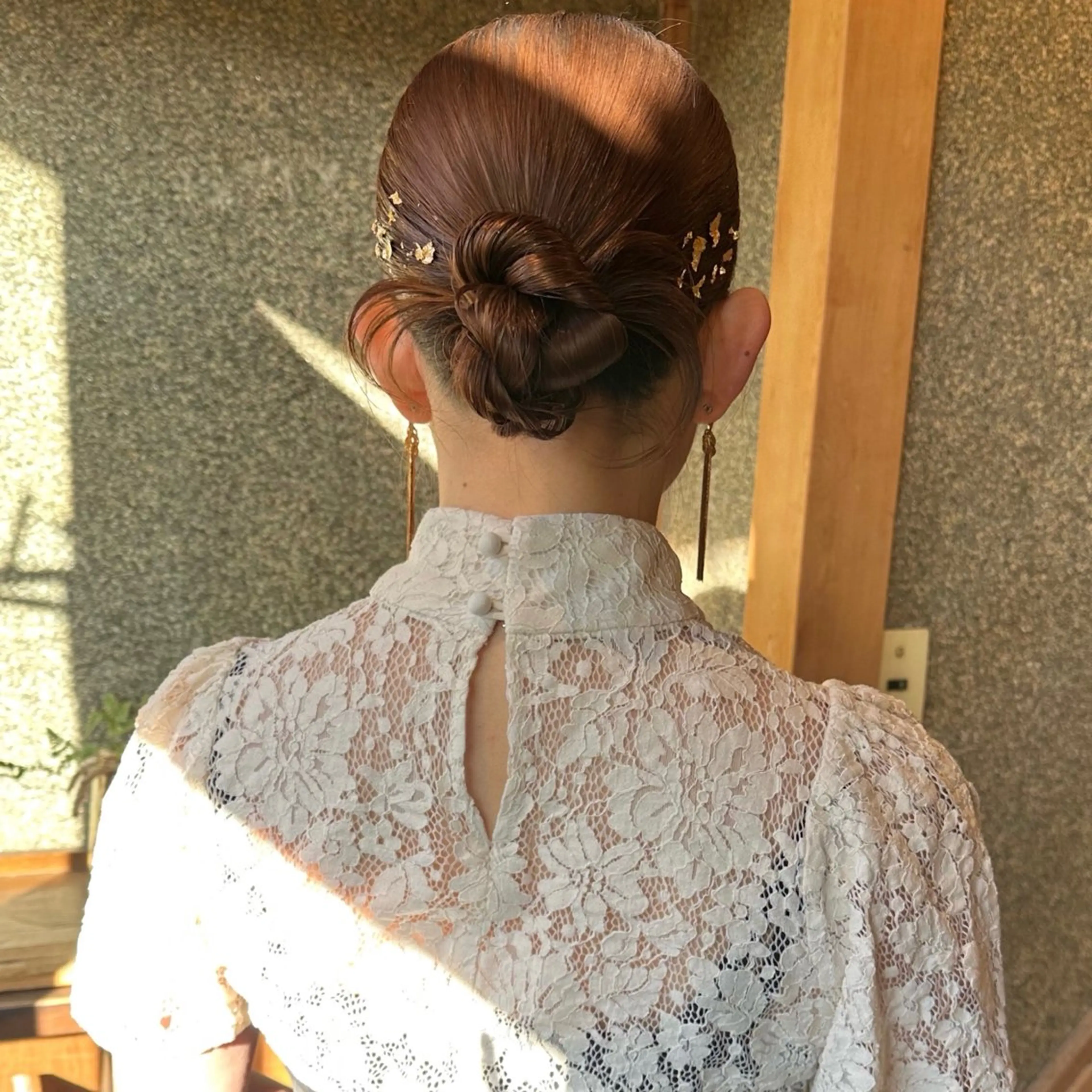セミロング ヘアアレンジ ヘアセット 暖色カラー/レイヤー 🌙 オノユリカのヘアスタイル