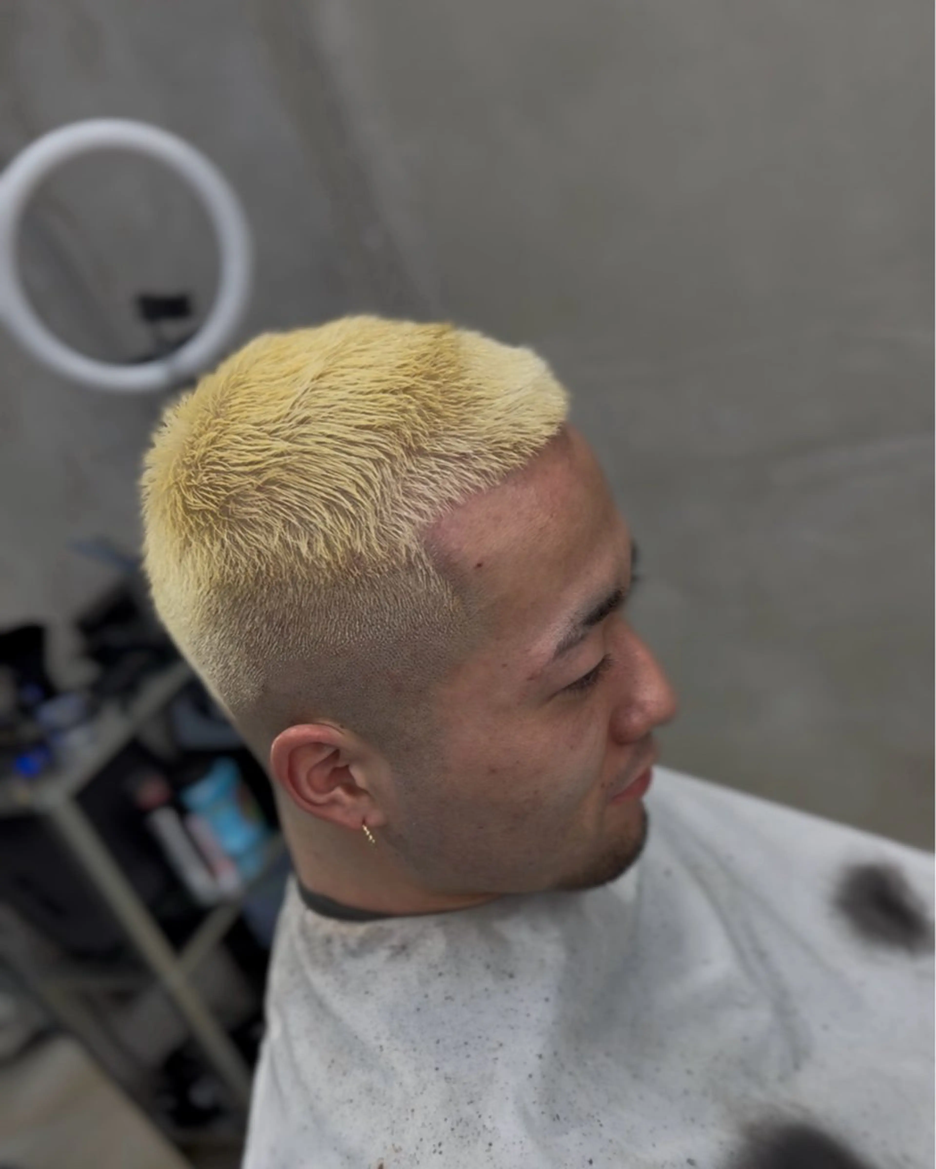 ショート バズカット Shimpeiフェー ド/海外スタイル💎のヘアスタイル