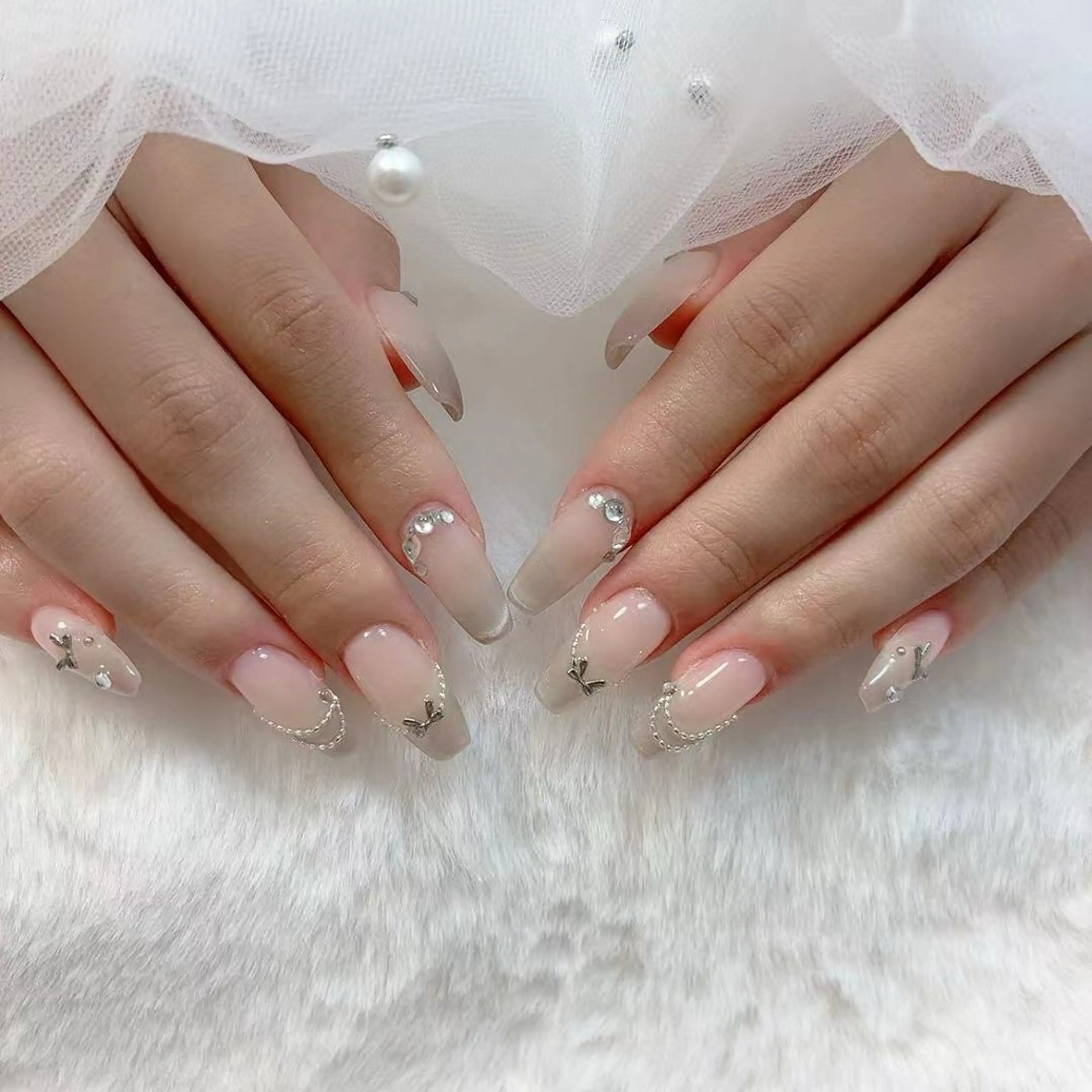 ネイル 持ち込み ハンドネイル B·U Nail大宮 長さだし専門店のネイルデザイン