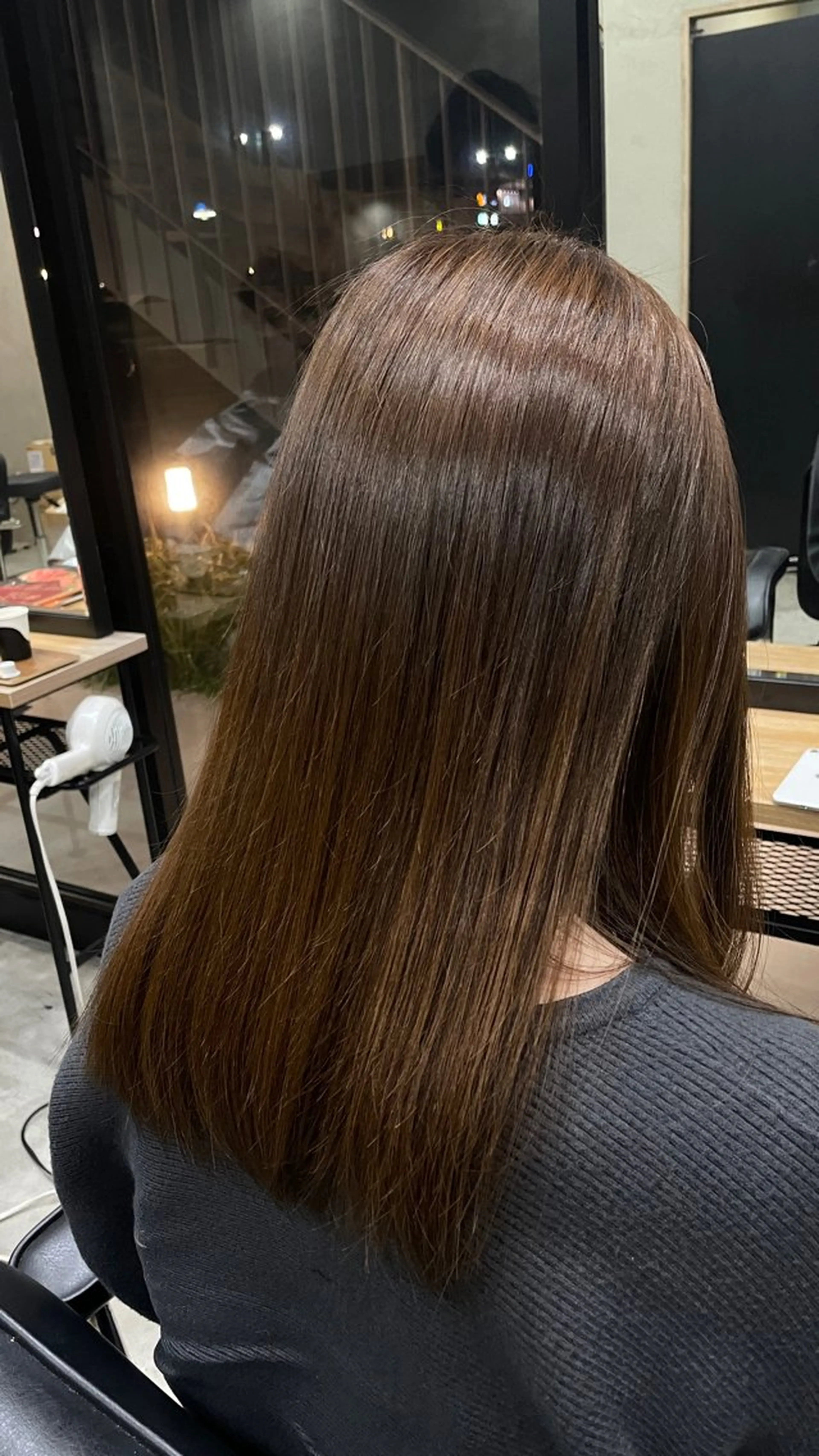 ロング カラー ブラウンカラー 透明感カラー La fith/ Renoのヘアスタイル