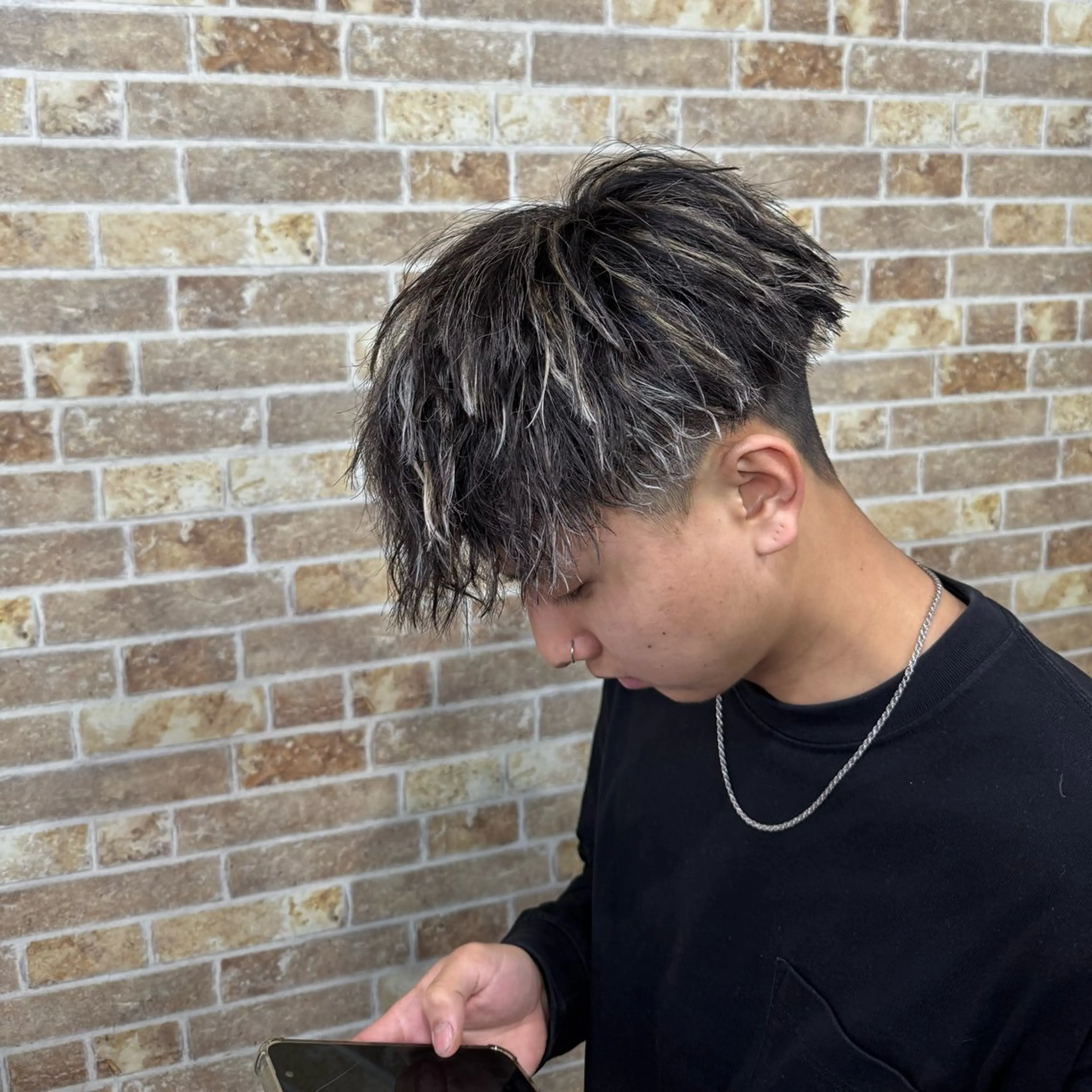 パーマ メンズ カット ヘアカラー パーマ トリートメント ヘアセット 💈メンズパーマ特化 店長望月謙二郎💈のヘアスタイル