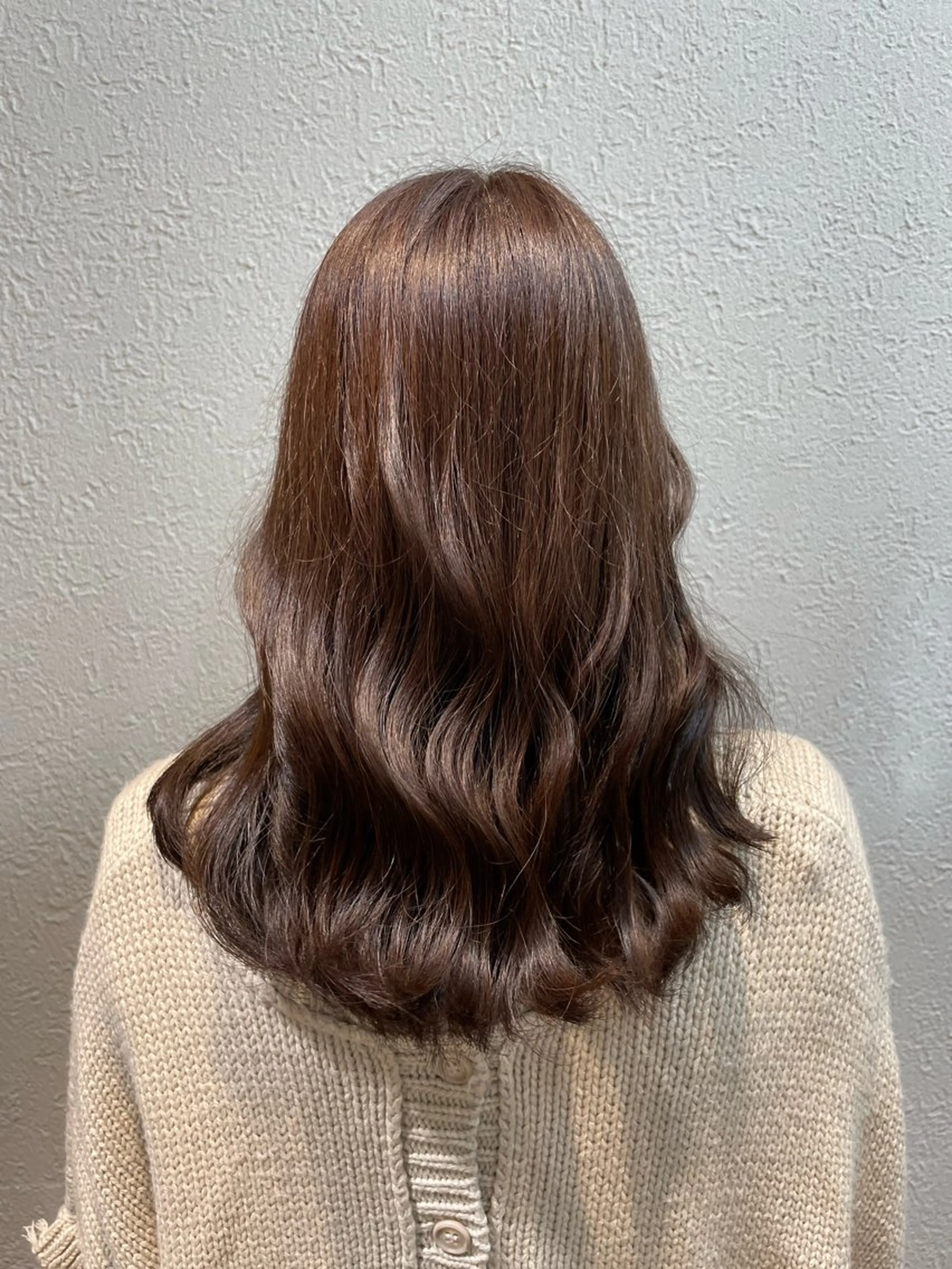 ロング カラー グレージュ TRAM mikuのヘアスタイル