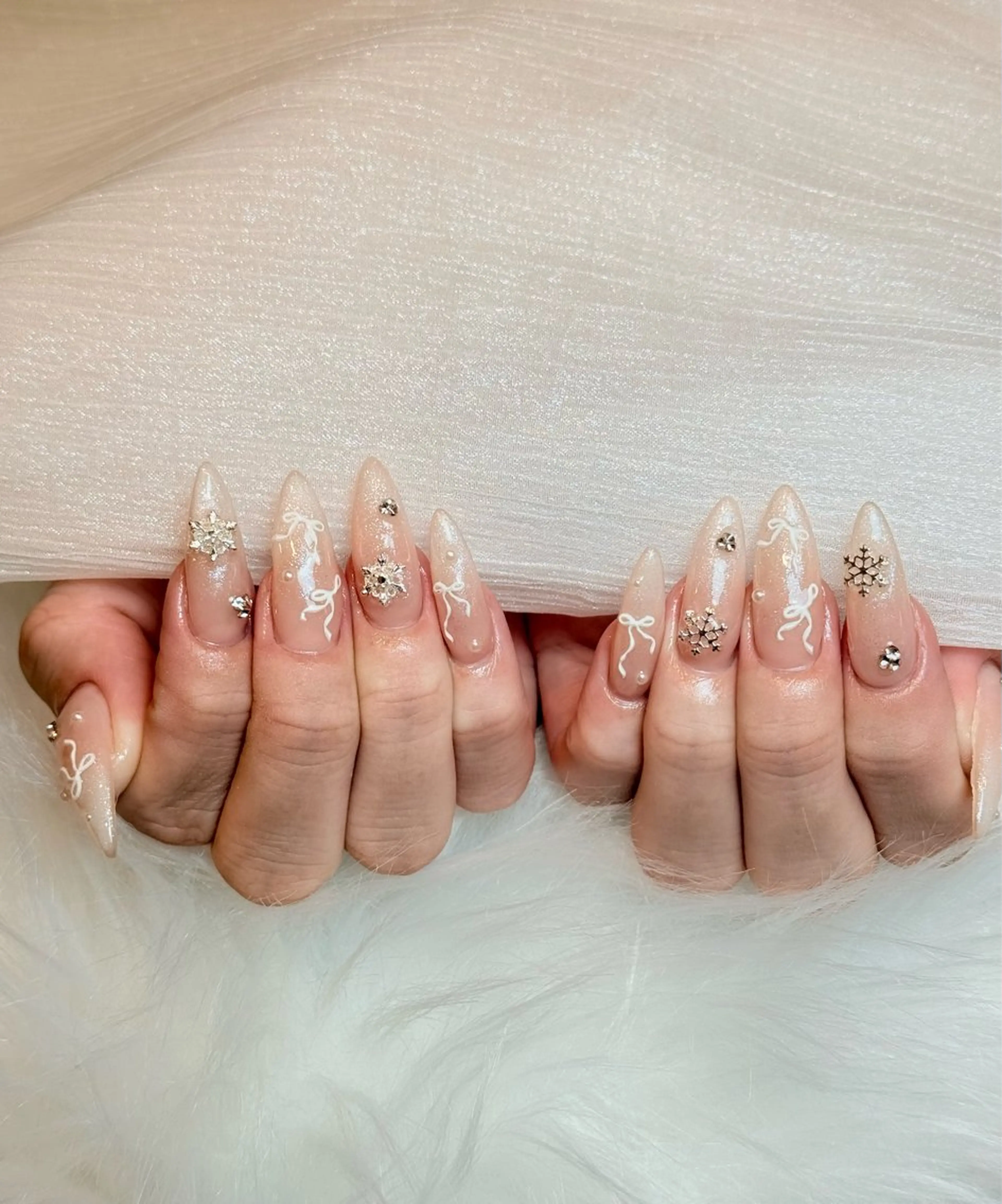 ネイル 韓国ネイル ニュアンスネイル シンプルネイル 春ネイル ワンホンネイル Nihonthy Nail 新宿所属・Nihonthy Nail 新宿のネイルデザイン