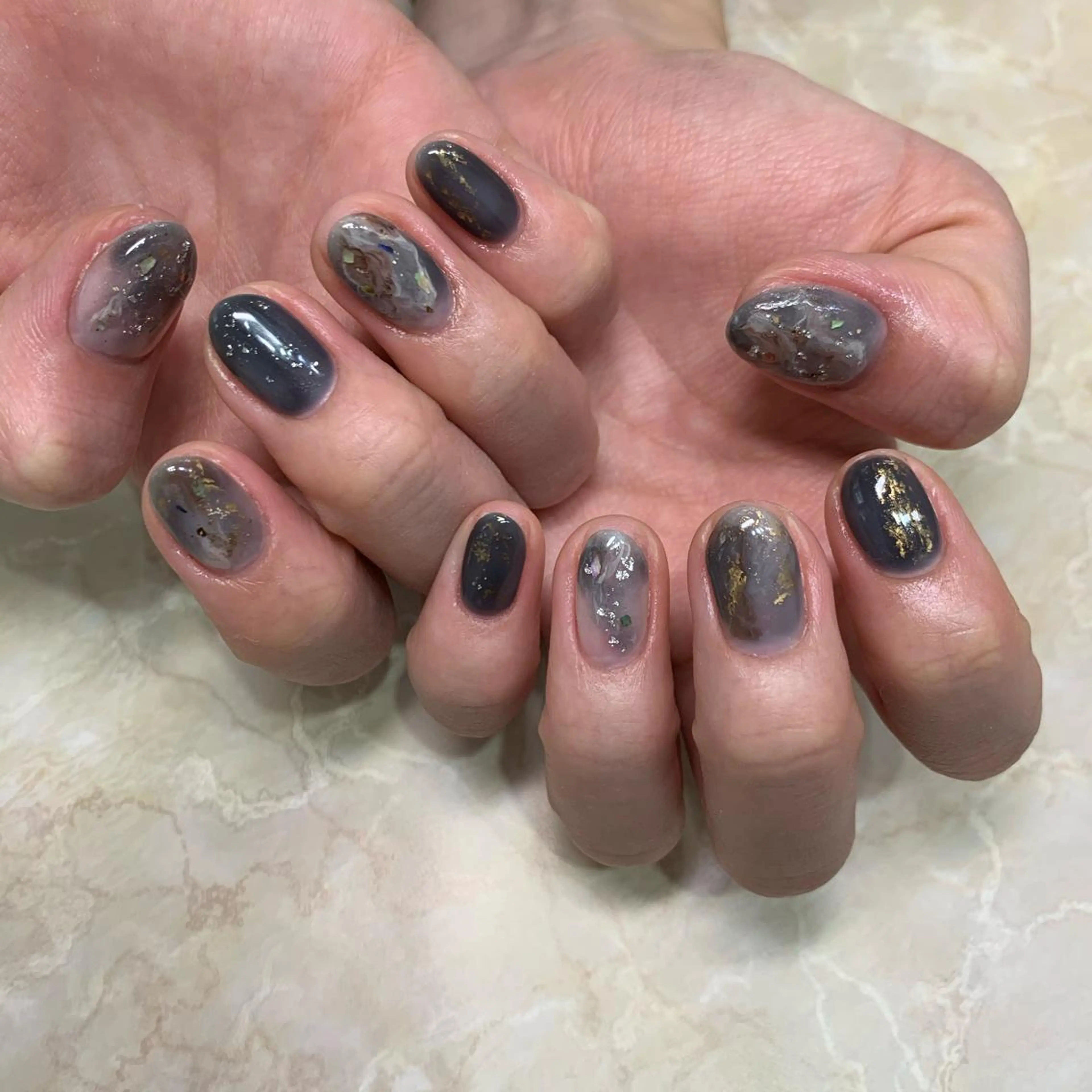 ネイル 新宿ニュアンスネイル makotoのネイルデザイン