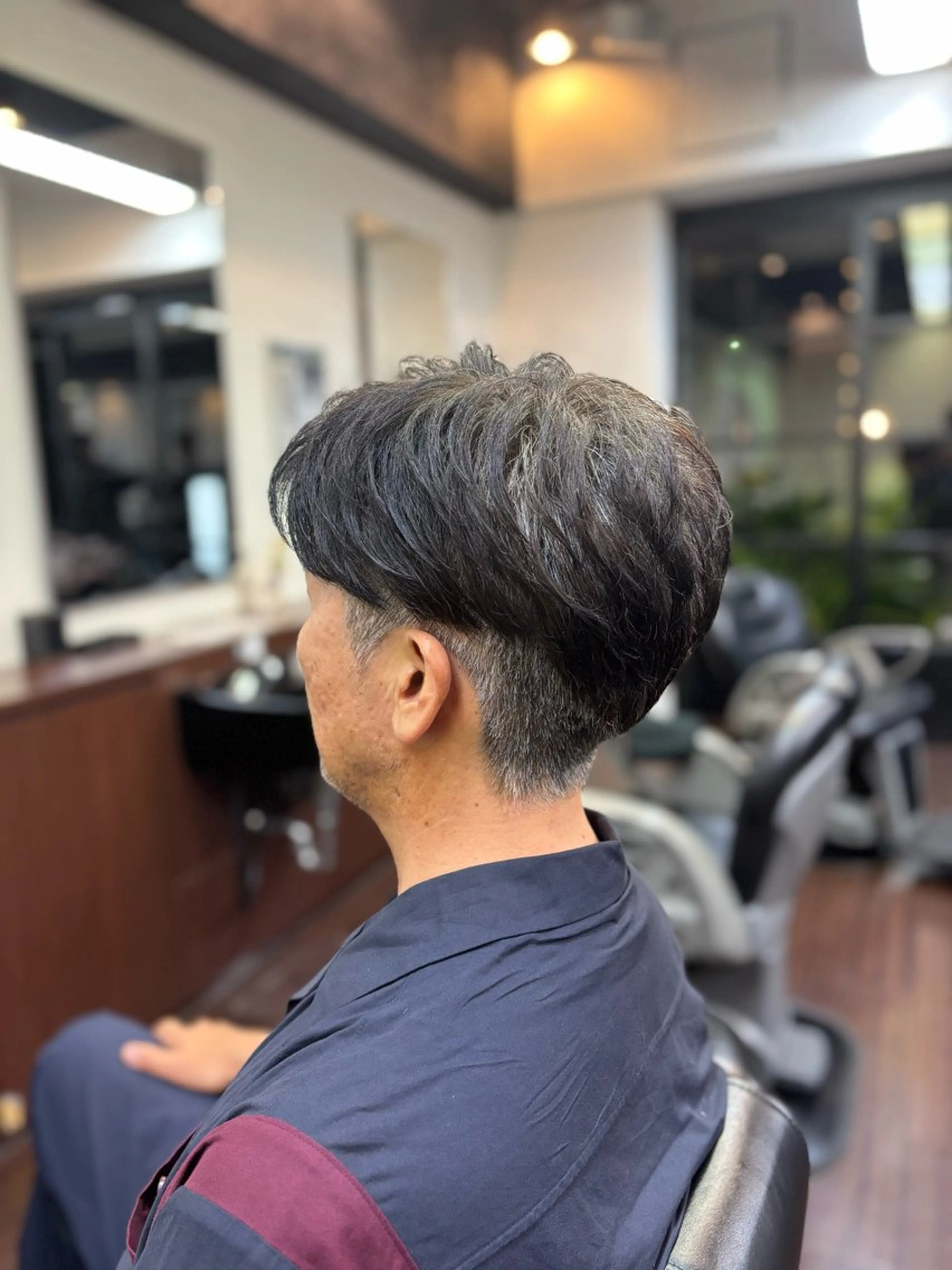 ミディアム メンズ 刈り上げ 則光 諒一のヘアスタイル