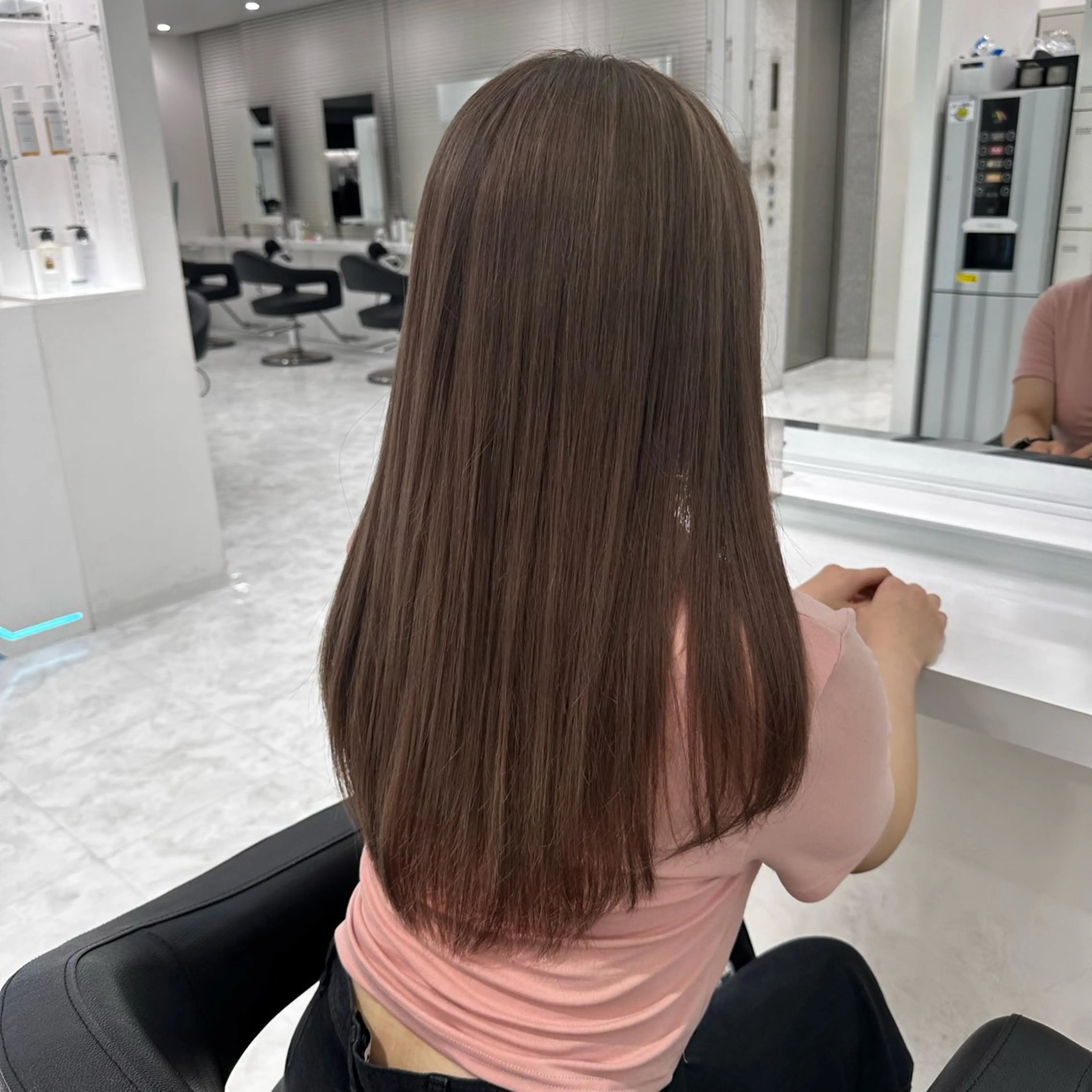 ロング カラー カット ヘアカラー トリートメント ヘッドスパ ヘアセット ♡上品韓国髪♡ブラ ウン/SAYATOのヘアスタイル