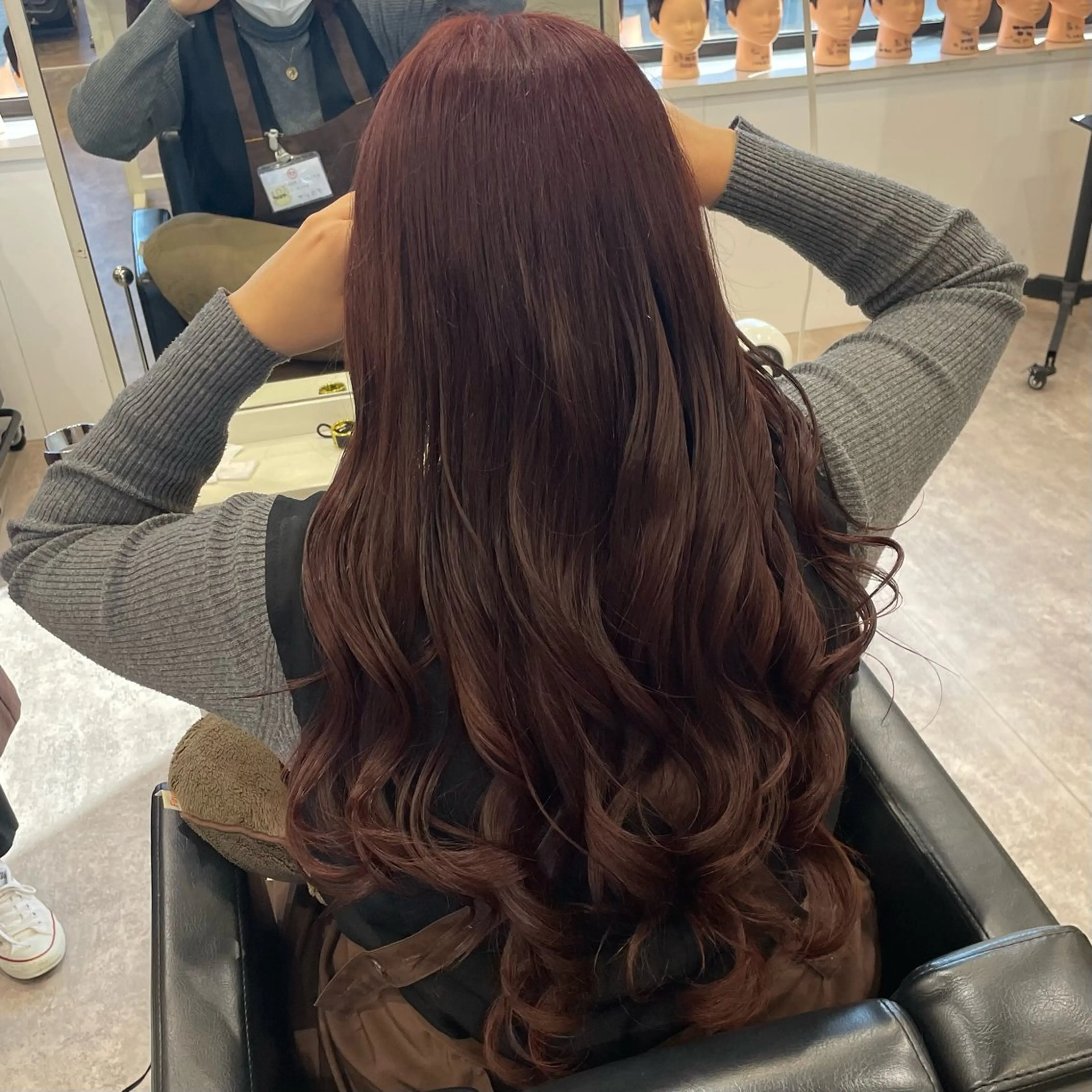 ロング カラー メンズカット🌟 YUNAのヘアスタイル