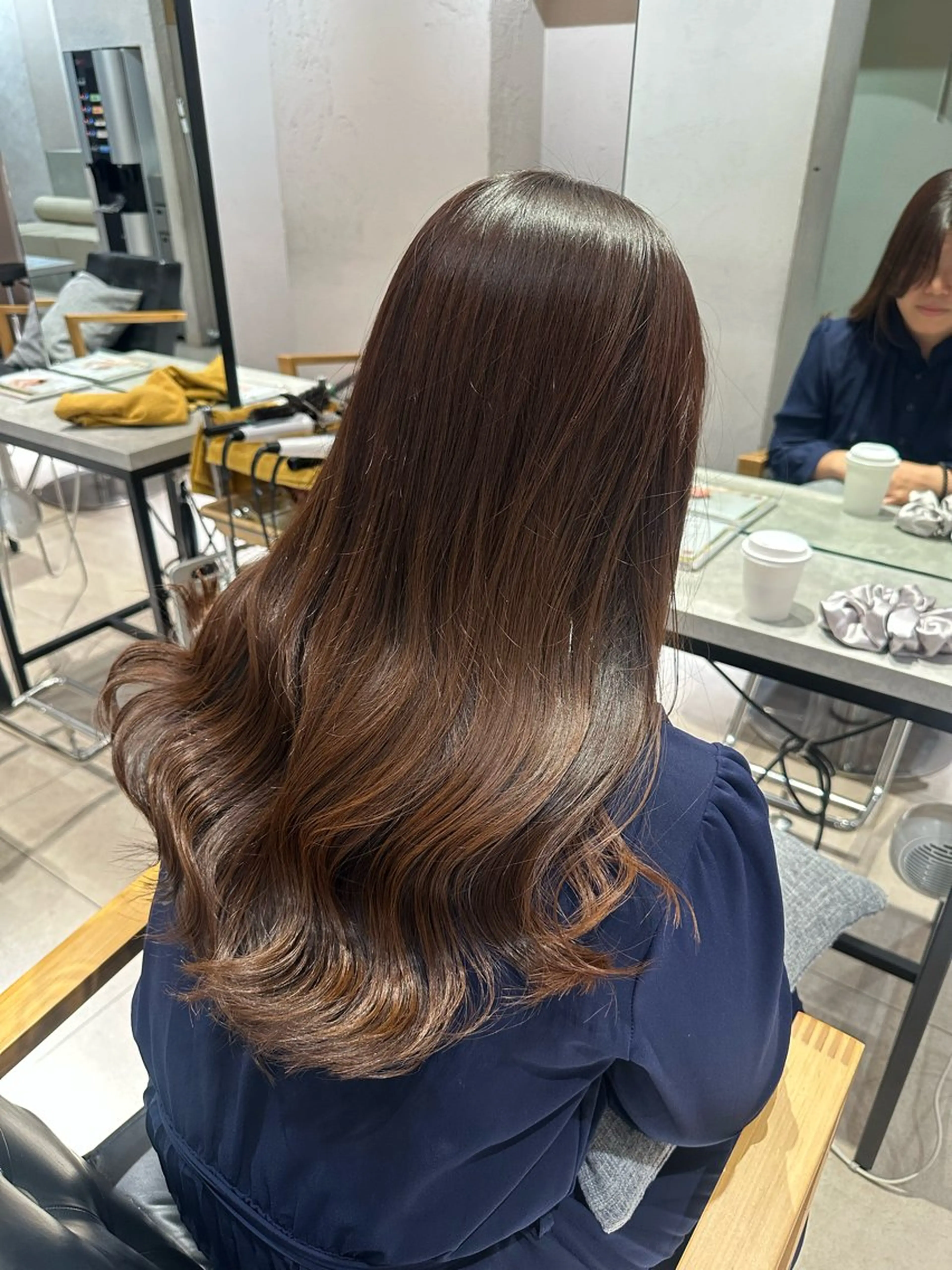 セミロング 髪質改善 トリートメント Unami/新宿 TSUKIのヘアスタイル