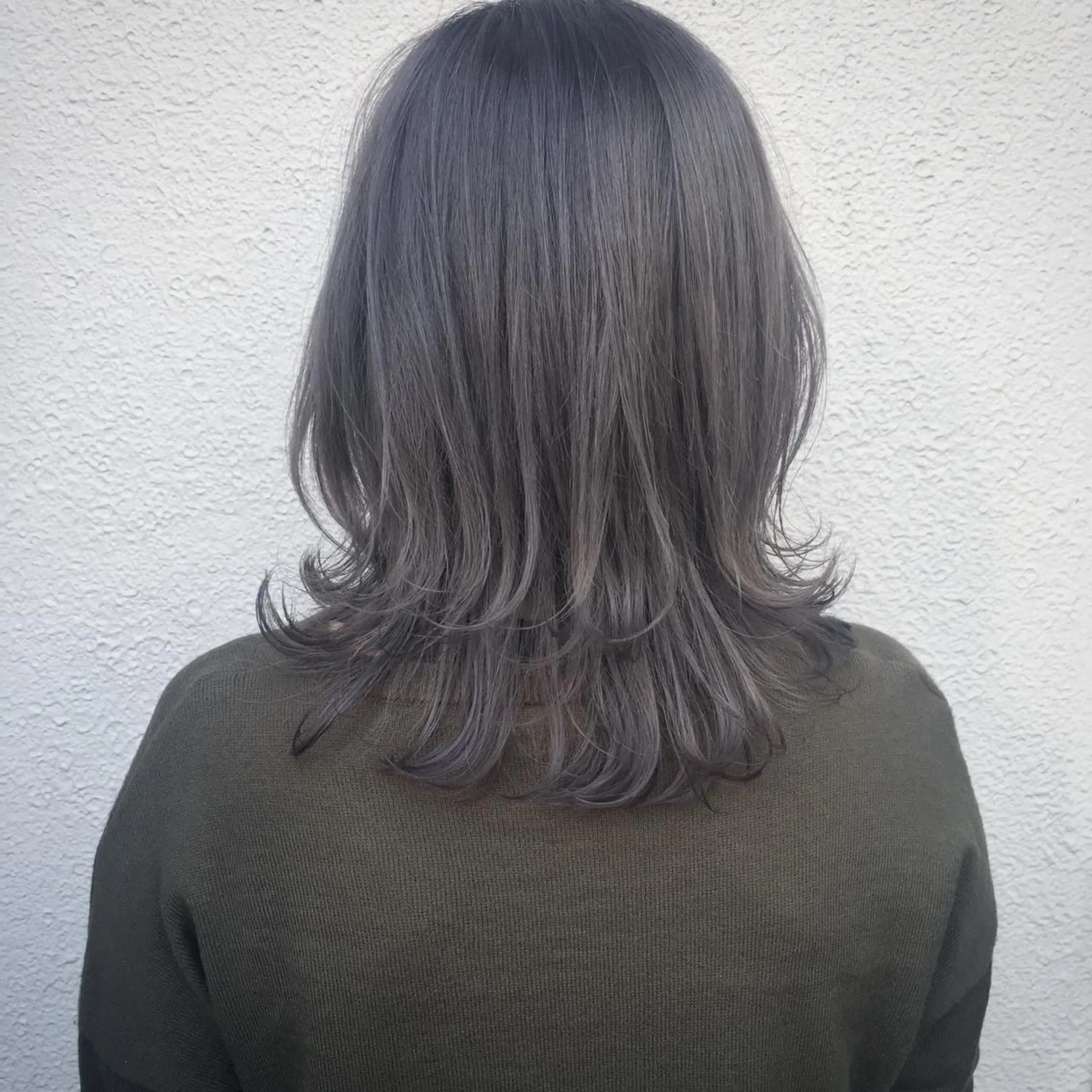 ミディアム カラー ラブーケ中川中島店 クラタチカコのヘアスタイル