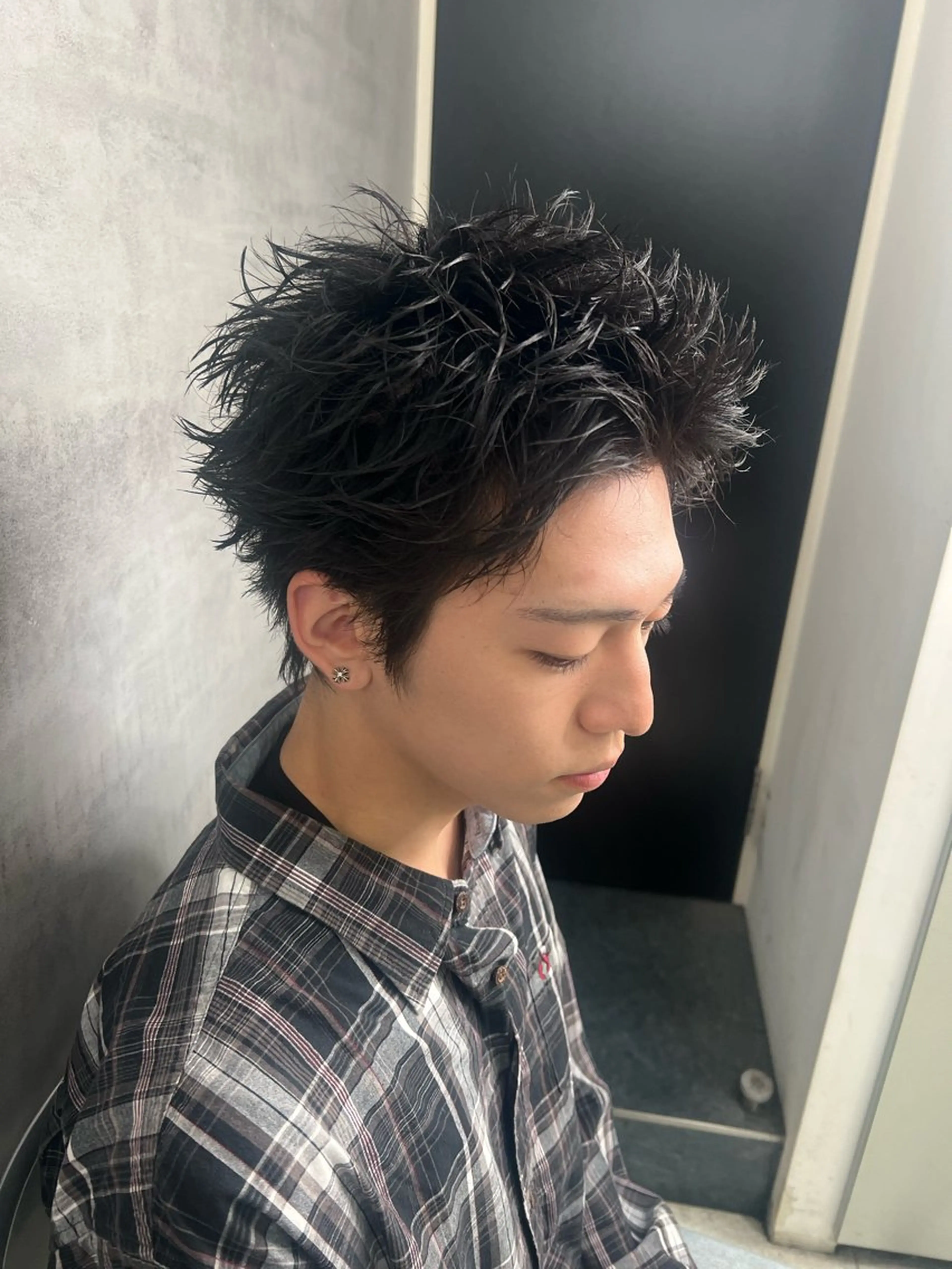 ショート メンズ スパイキーショート 刈り上げ ショートヘア メンズカット/ 静岡メンズ/ひよりのヘアスタイル