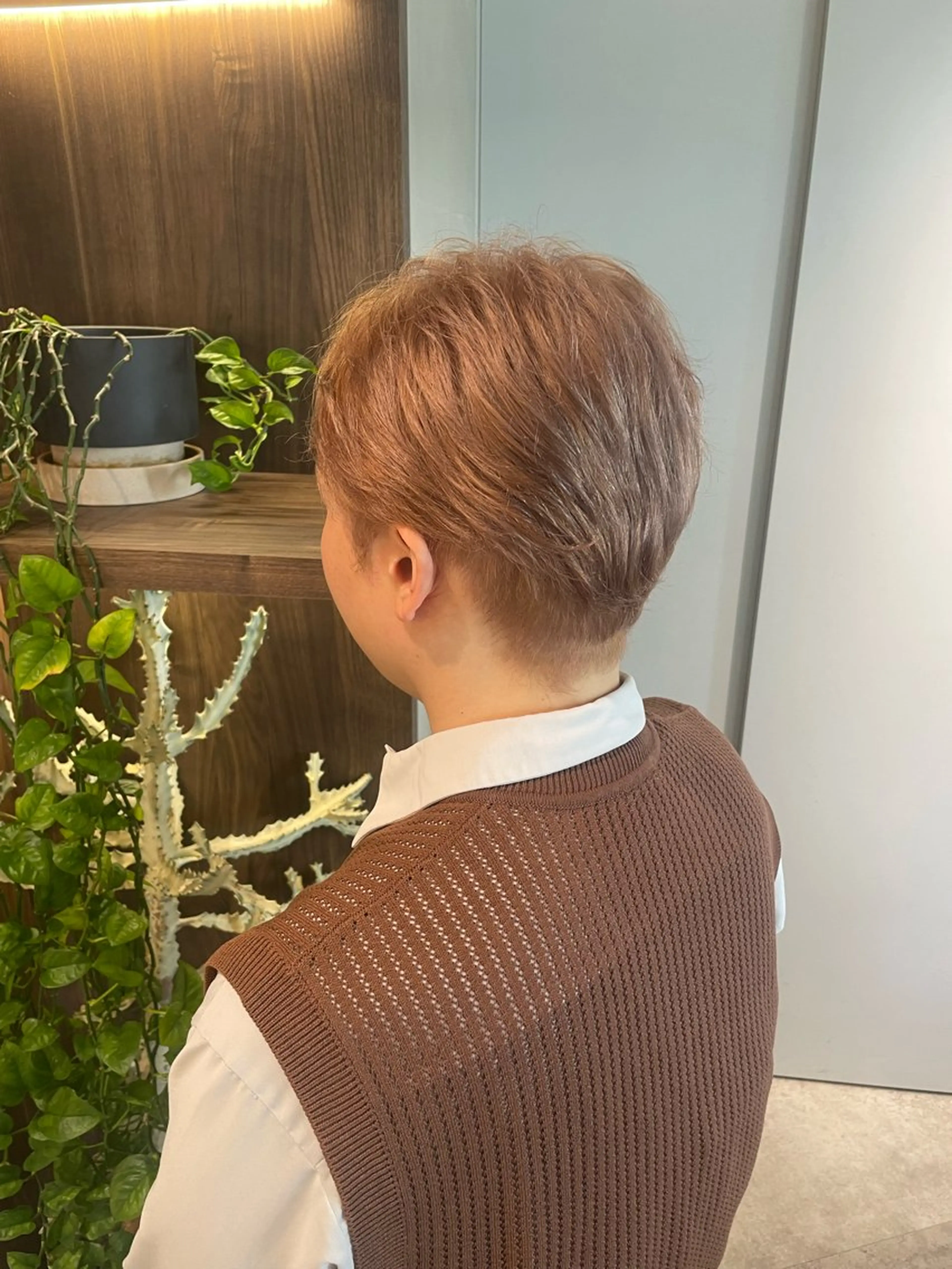 カラー ベージュカラー ブリーチ ミルクティーベージュ ハイトーン/透明感 yuinaのヘアスタイル