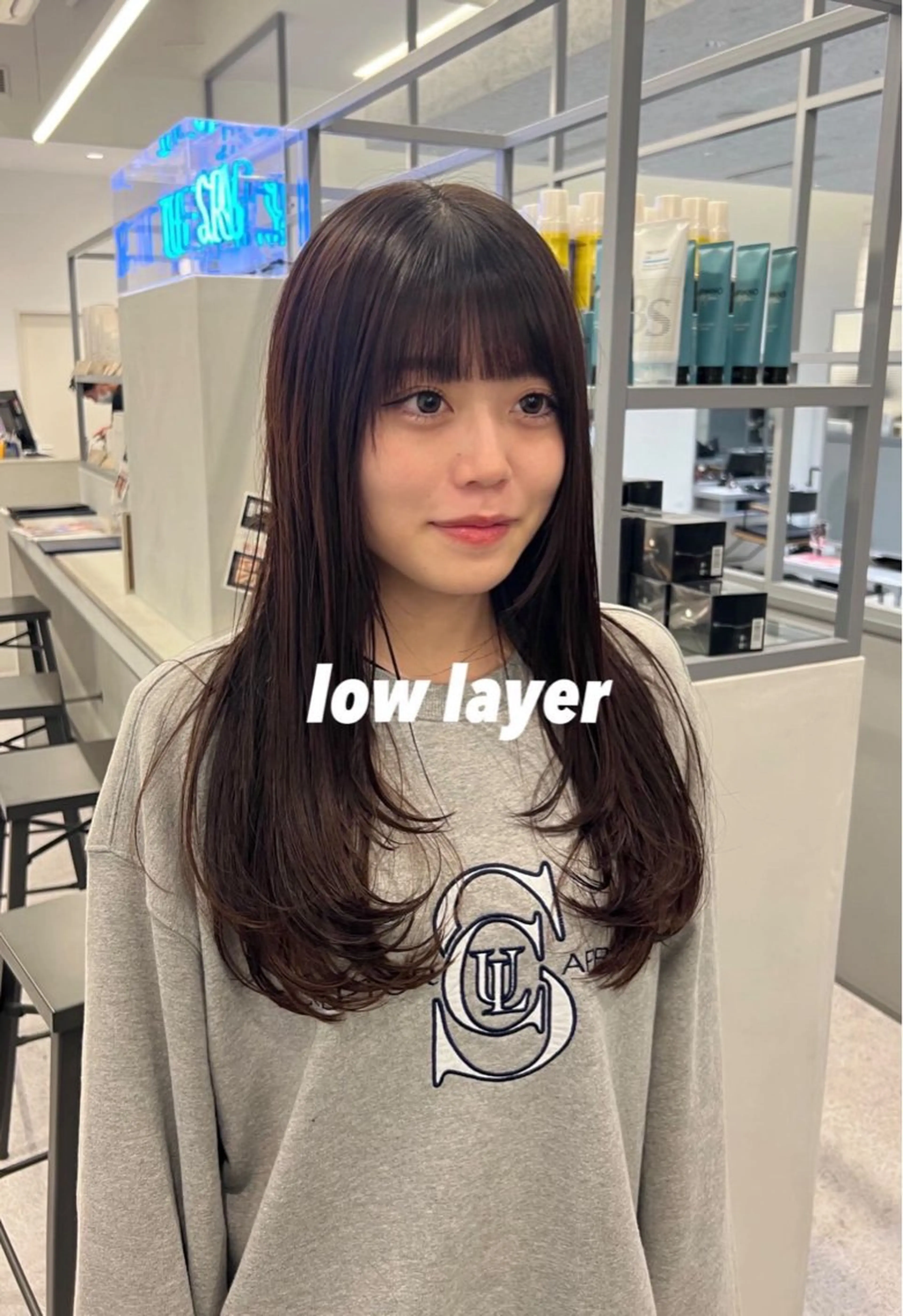 レディースレイヤーカット&3ステップしっとりトリートメントの写真