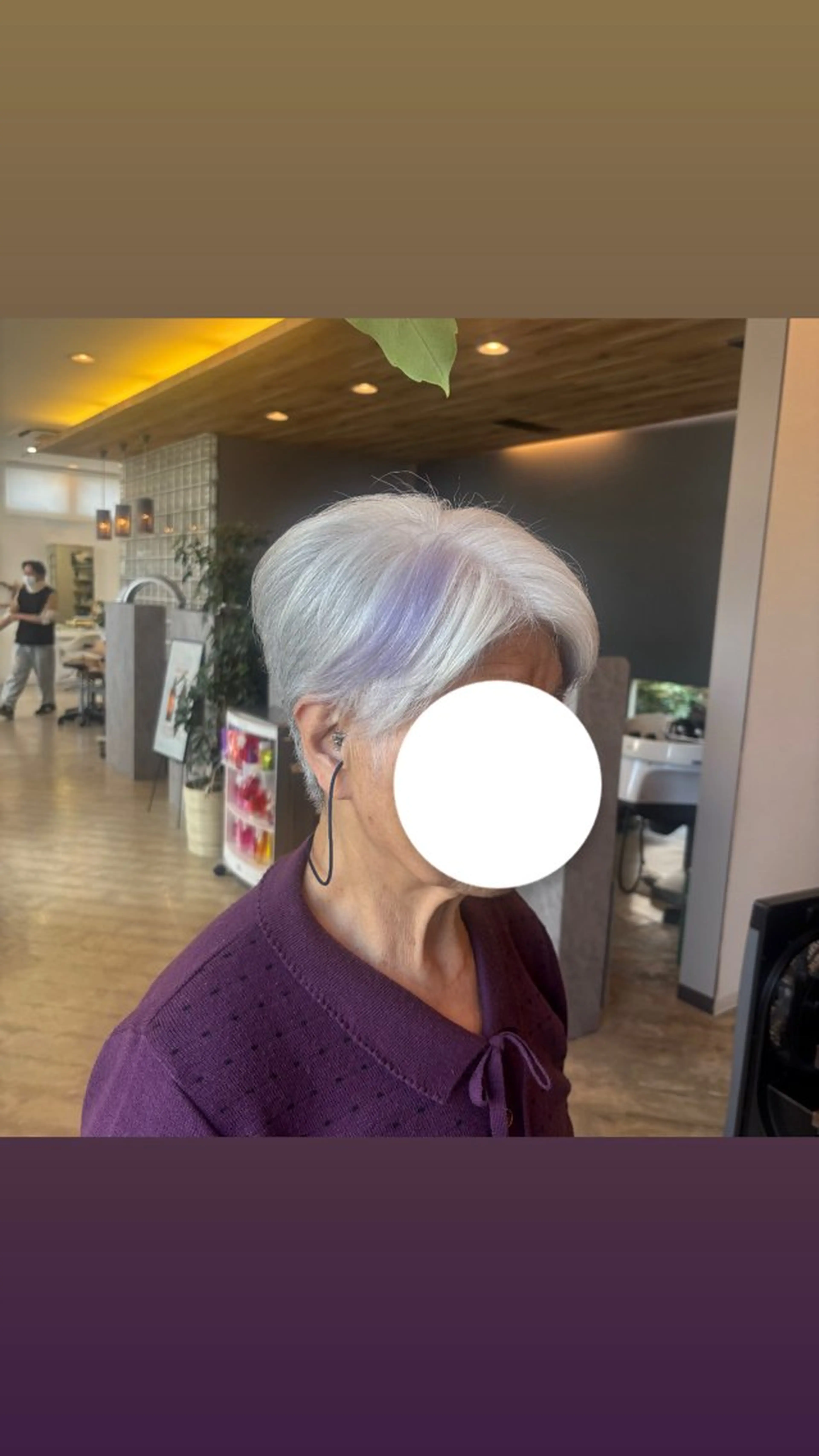 ショート カラー 佐藤 優里のヘアスタイル