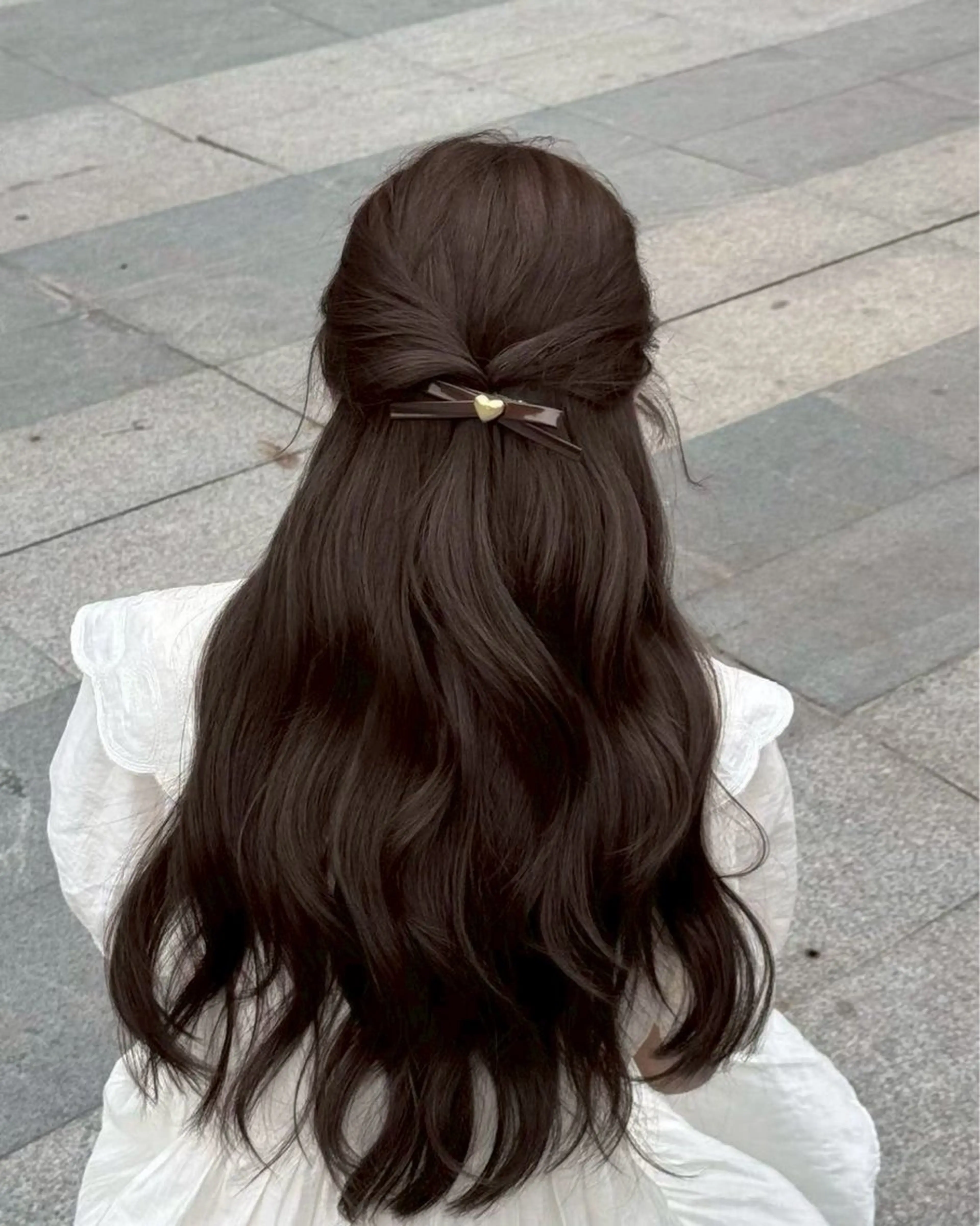 ロング ヘアカラー 妃春🎀 韓国ヘア/レイヤーのヘアスタイル