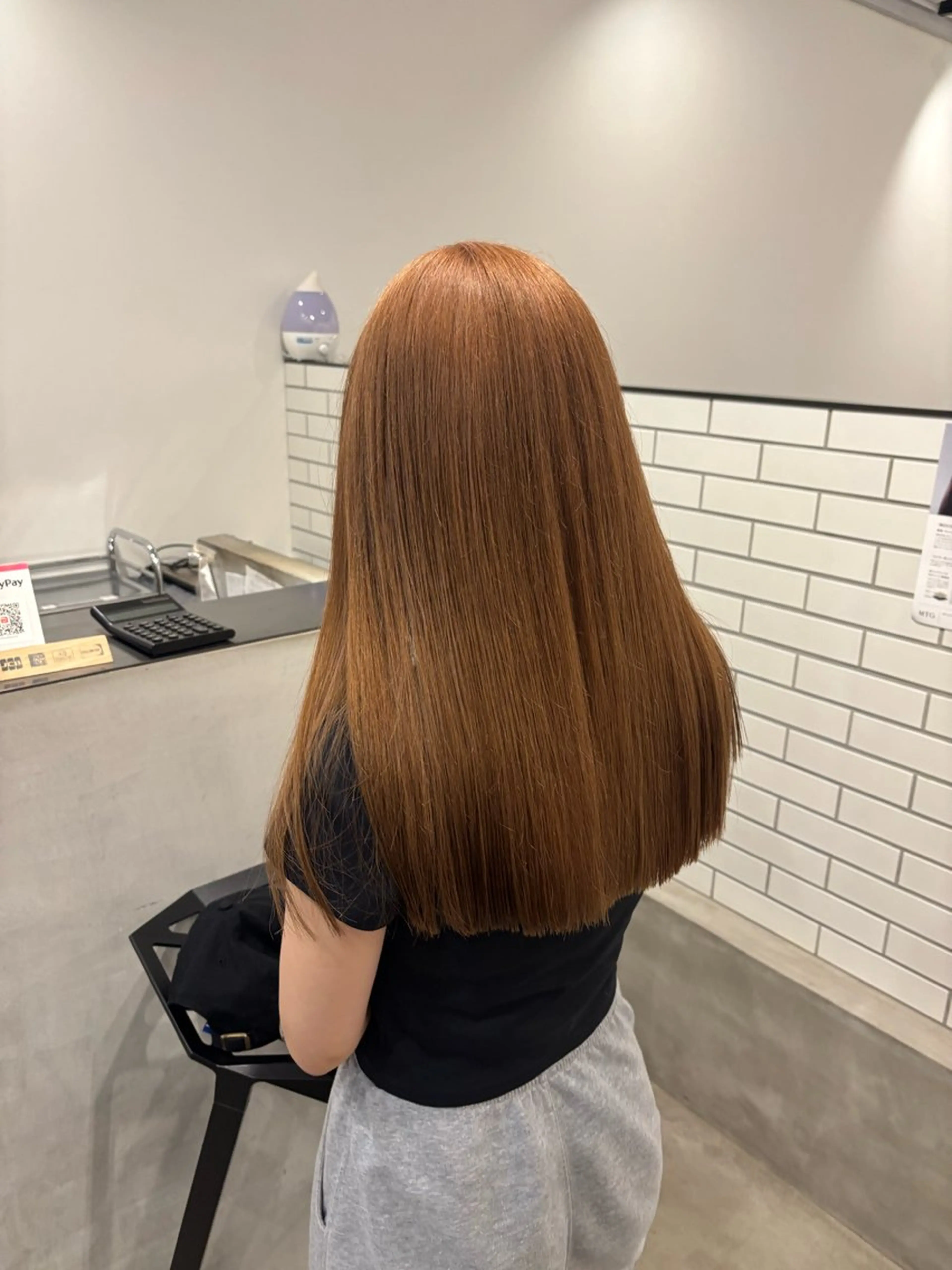 ロング カラー 熊取谷 茉那のヘアスタイル