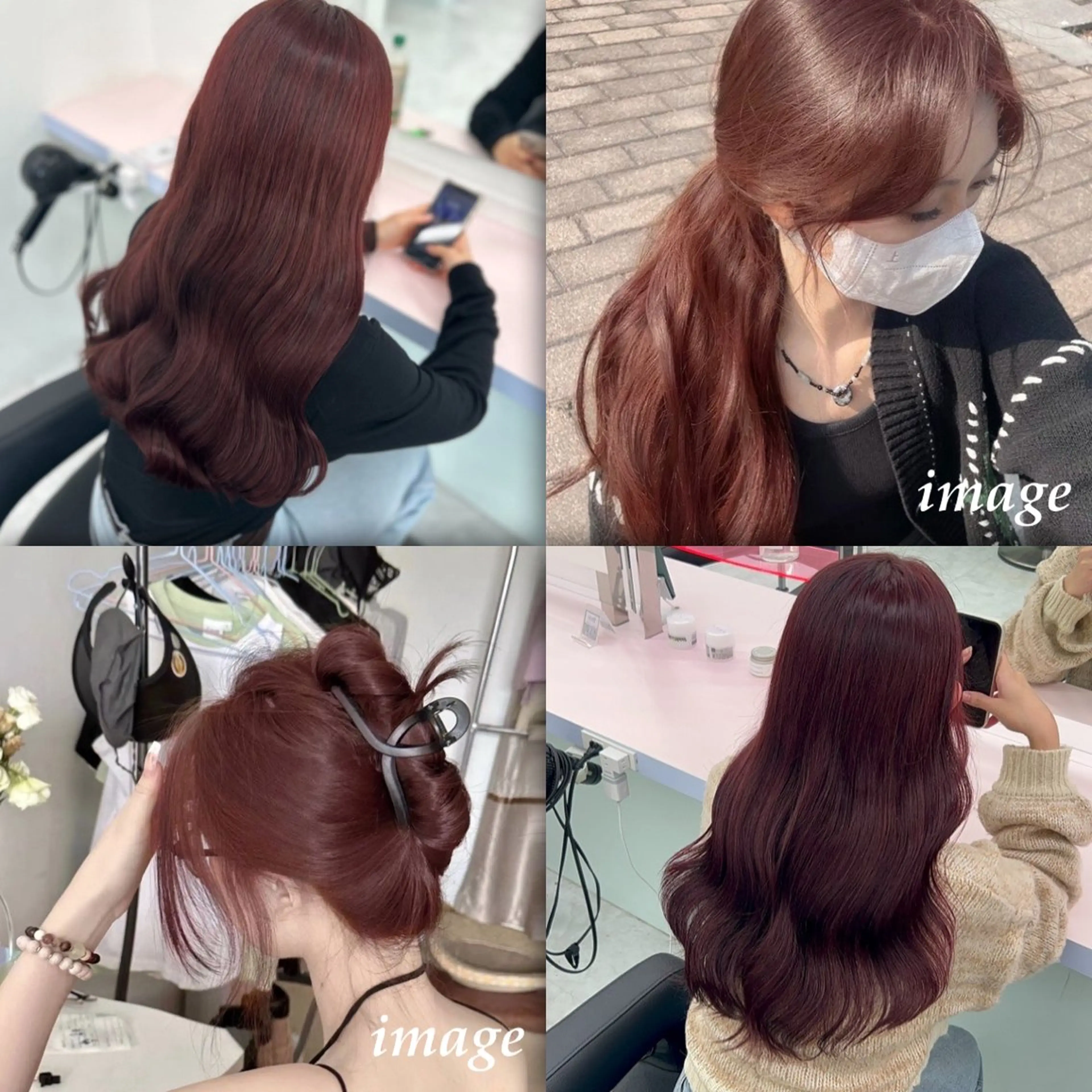 ロング カラー ヘアアレンジ ブリーチ ブラウンカラー ダブルカラー ラベンダーカラー ブリーチなしカラー ヘアカラー ブリーチなしの達人 🌈KAITOのヘアスタイル