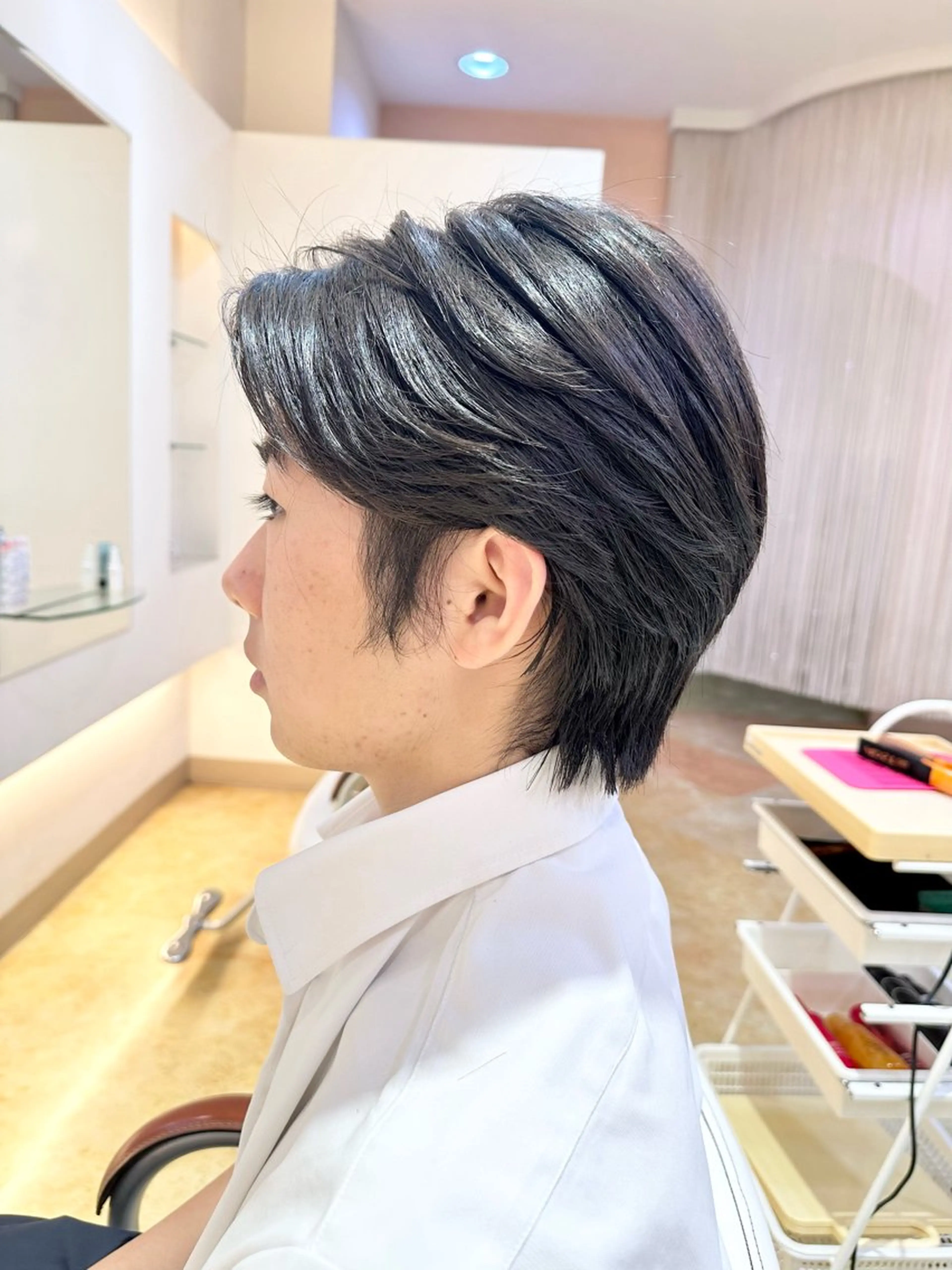 ミディアム パーマ メンズ ミディアムパーマ メンズパーマ メンズパーマ/ メンズカット/片山のヘアスタイル