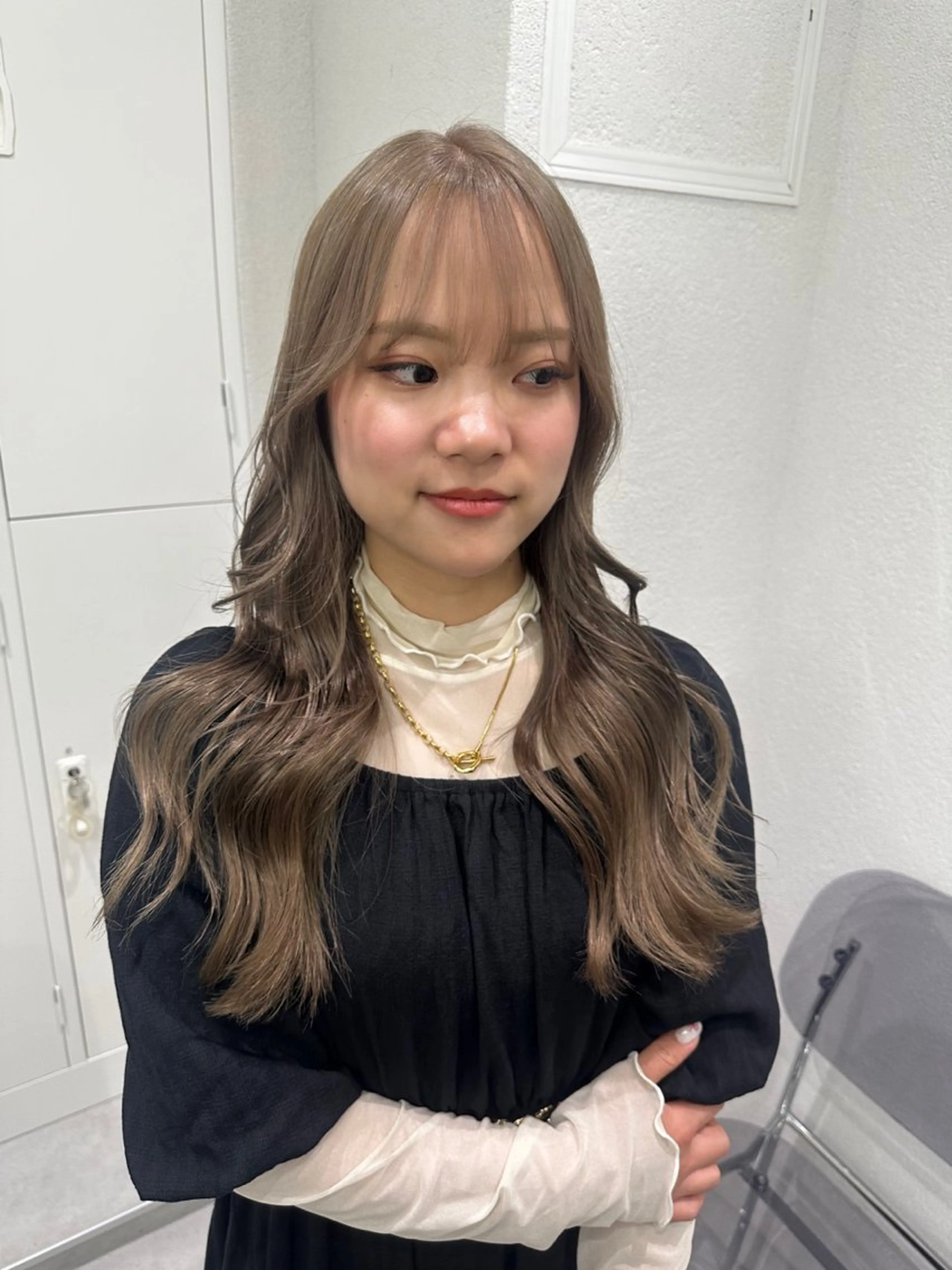 ロング カラー カット ヘアカラー トリートメント 🪞個室サロン/韓国 艶髪/keito🪞のヘアスタイル