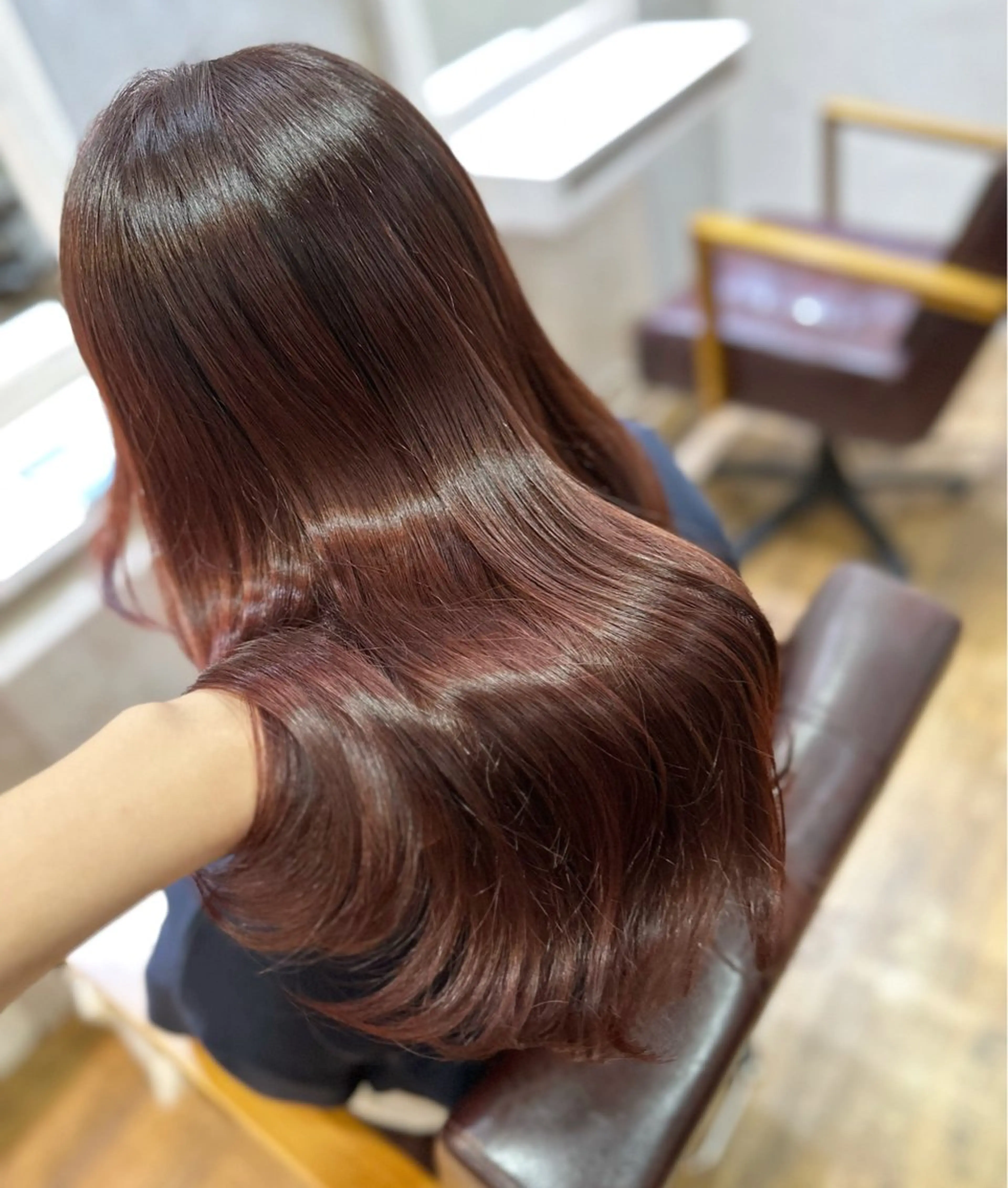 ミディアム カラー ブリーチ ダブルカラー インナーカラー ブリーチなしカラー 髪質改善 🩵髪質改善🩵 韓国ヘア🩵花澤みりのヘアスタイル