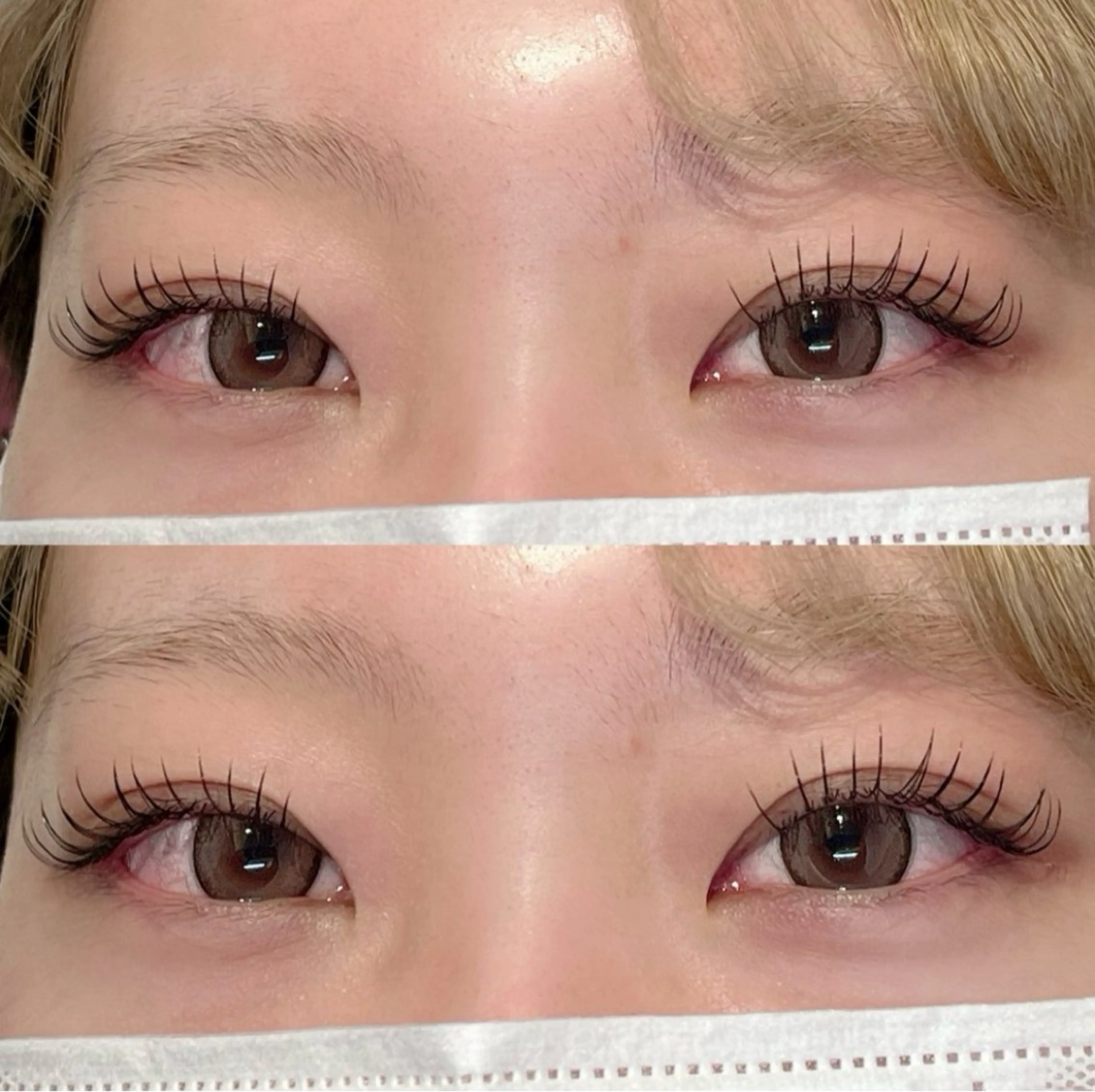 マツエク・マツパ 🎀モテ暖色× 艶カラーちな🎀のマツエク・マツパデザイン