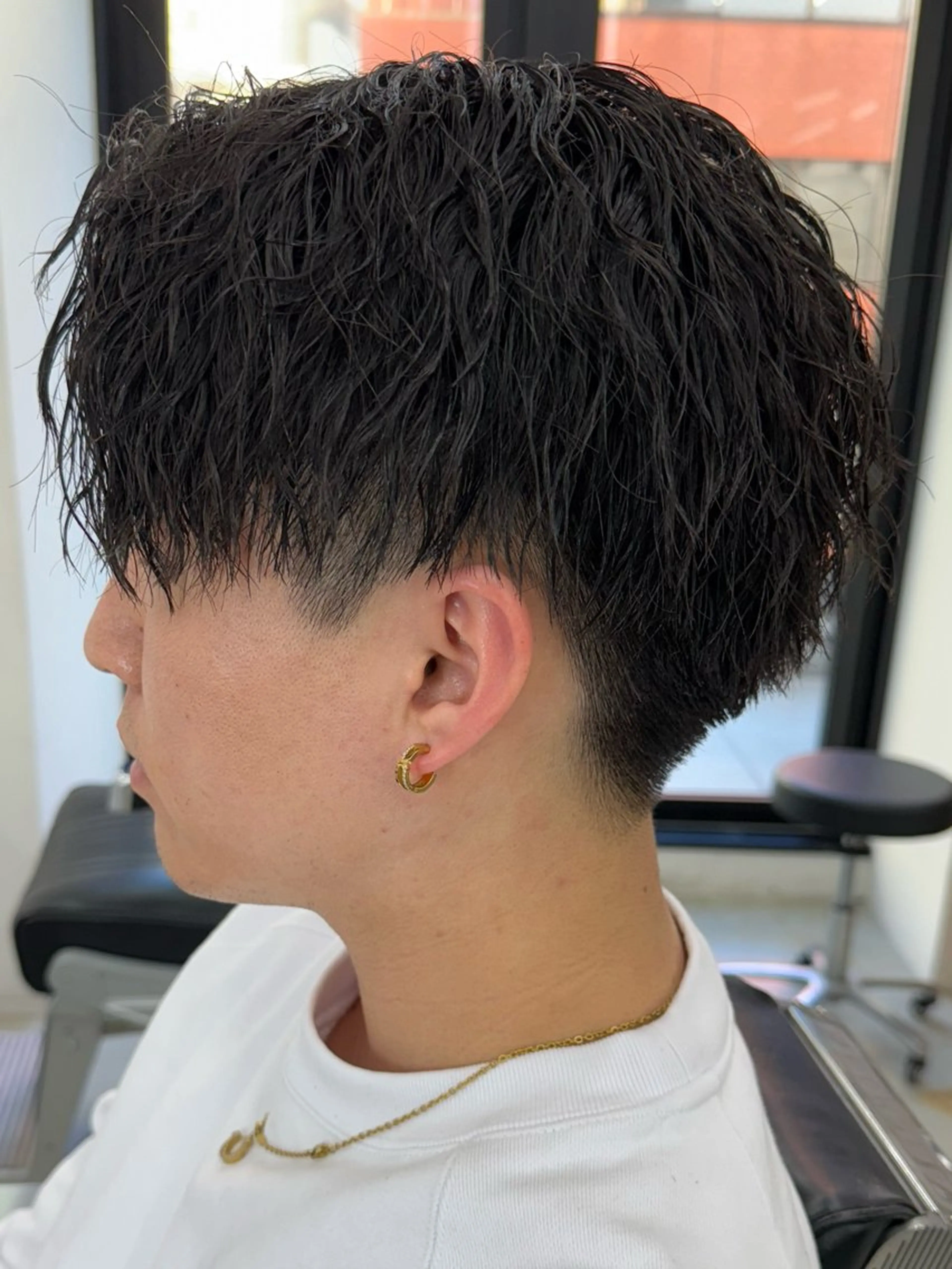 ショート パーマ メンズ カット パーマ トリートメント ヘアセット 亀井隆汰/メンズ専門 パーマ特化美容師のヘアスタイル