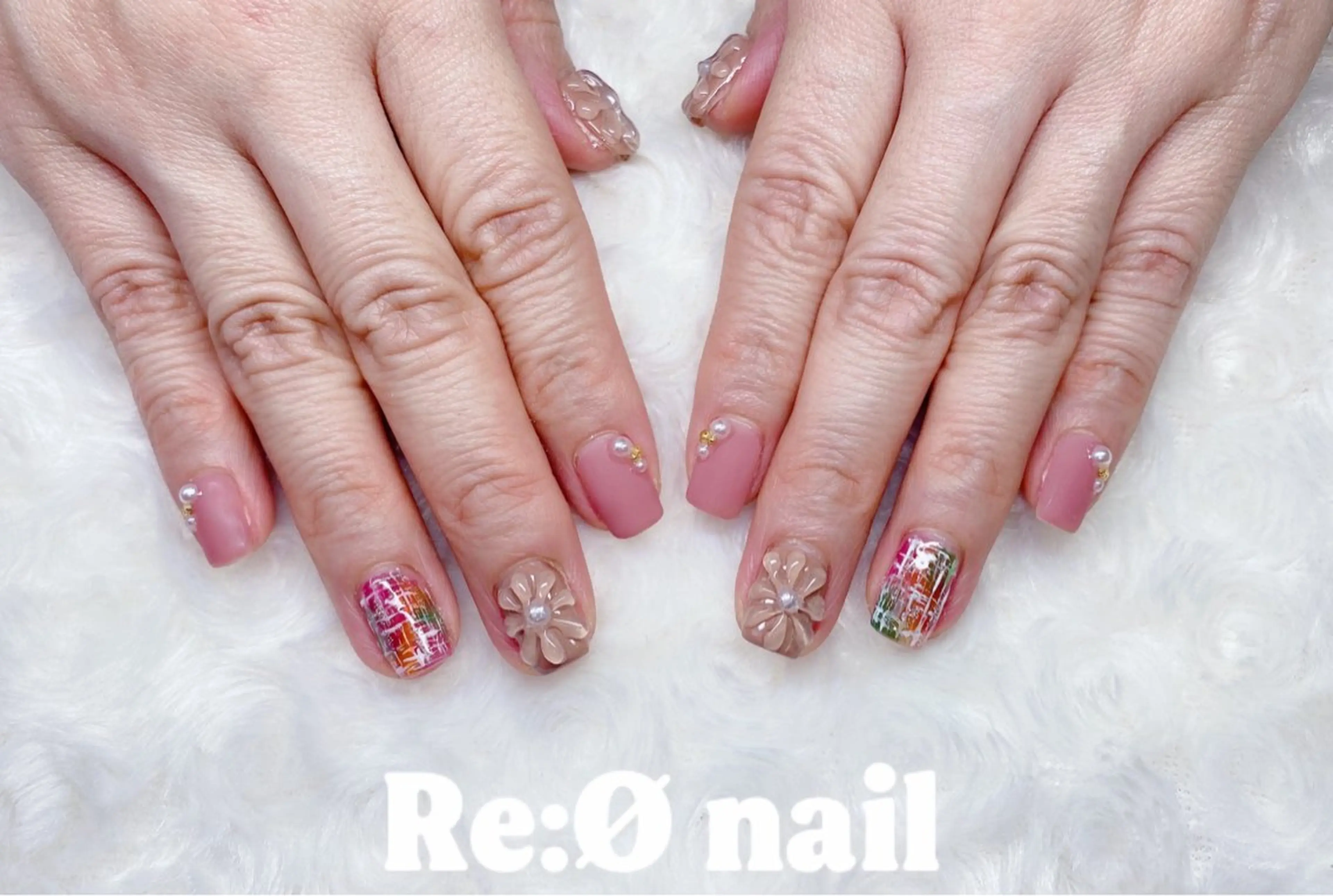 ネイル ハンドネイル Re:Ø nail 🩵TSUJIのネイルデザイン