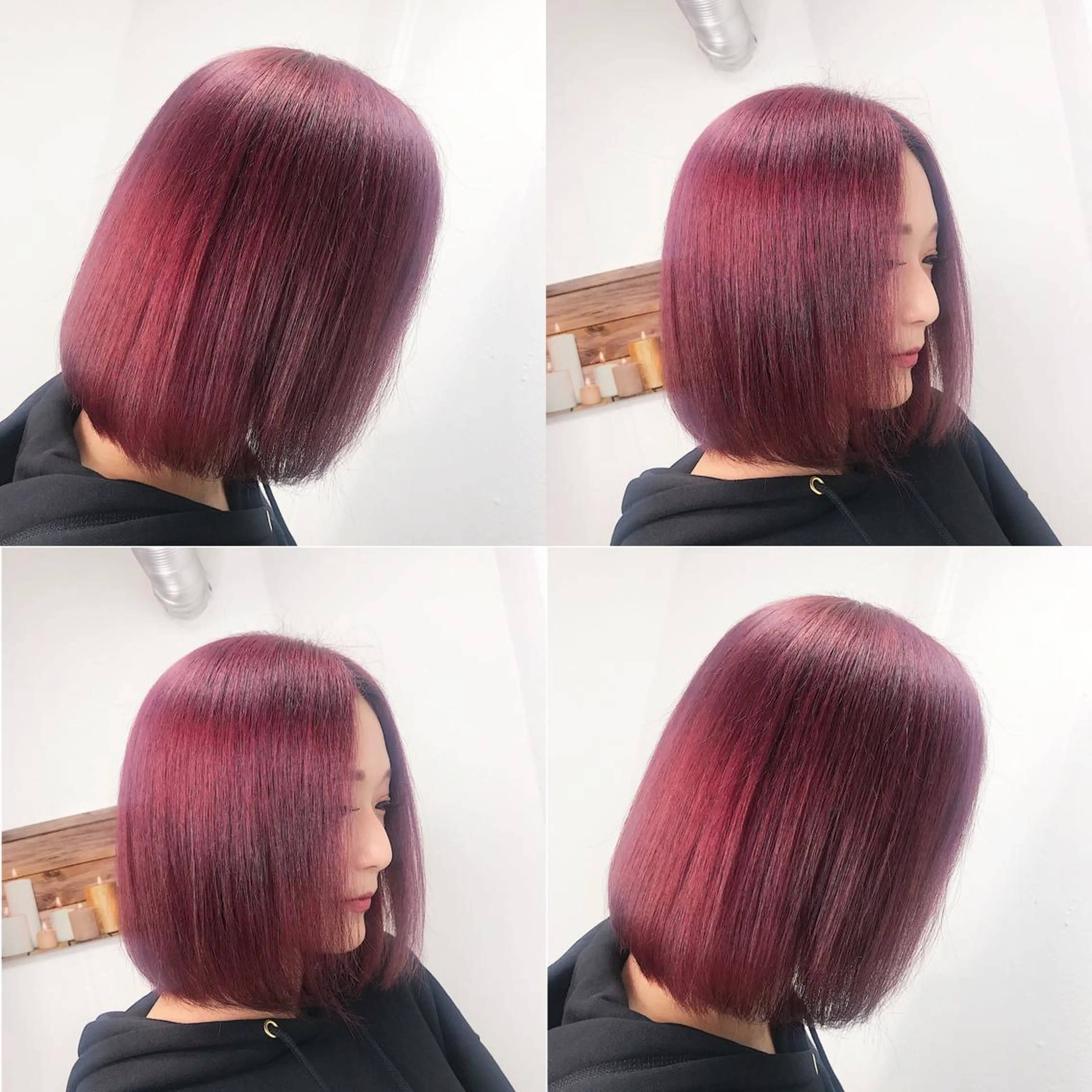 ミディアム カラー ヘアアレンジ ヘアカラー トリートメント TAKUMAブリーチ /切りっぱなし🪽のヘアスタイル