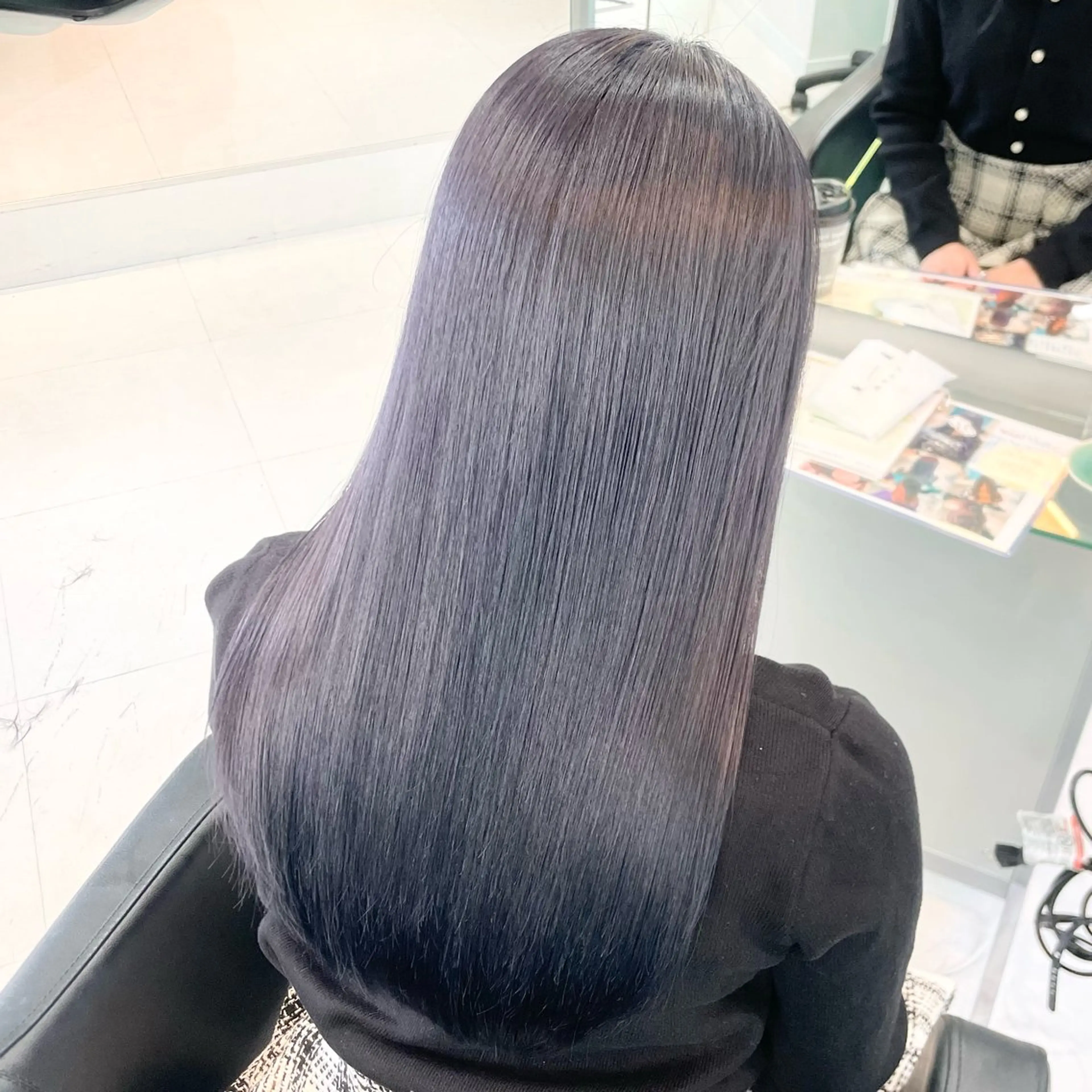 ロング カラー ディープラベンダー ラベンダーカラー デザインカラー/ ボブ/Natsukiのヘアスタイル