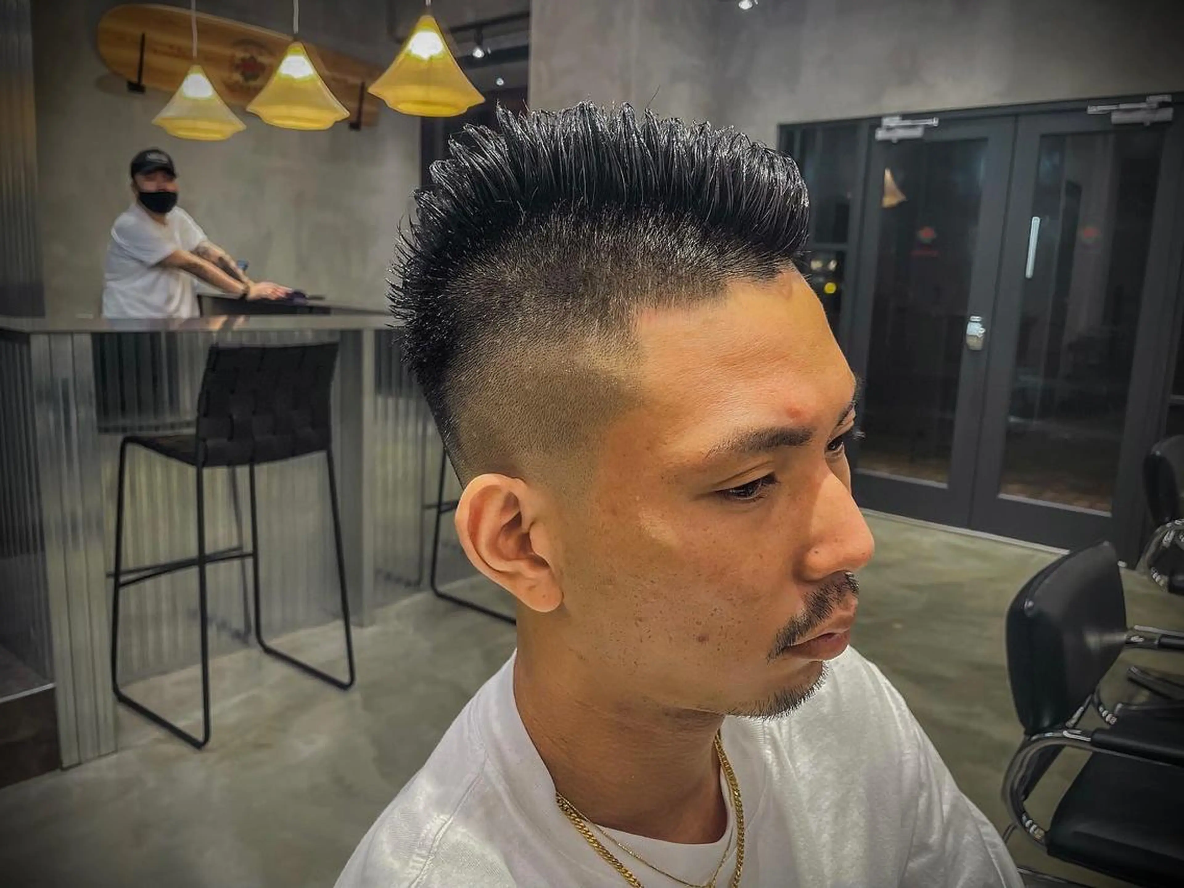 ショート メンズ フェードカット スキンフェード カット メンズパーマ特化型 🔥URITAのヘアスタイル