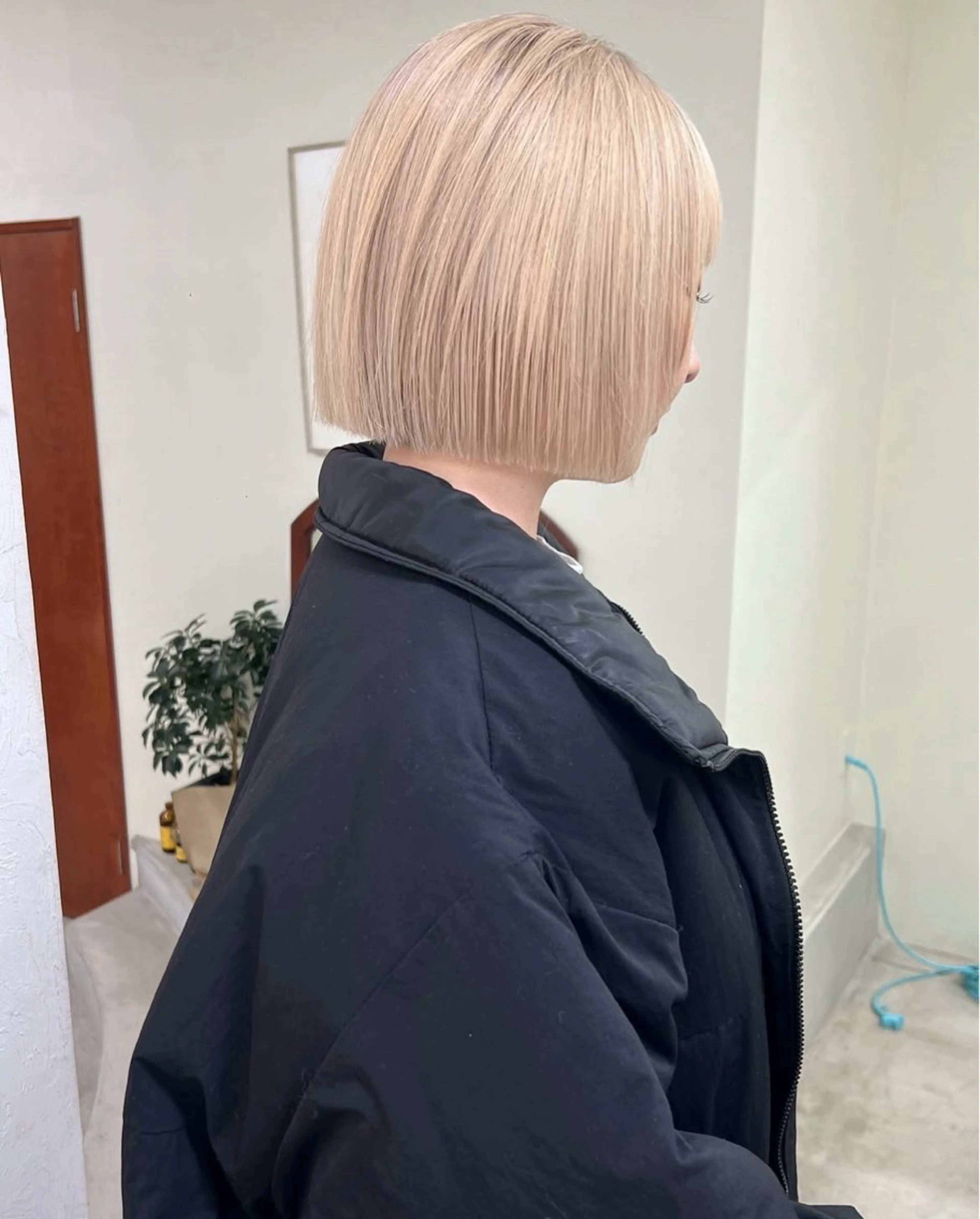 ミディアム カラー カット ヘアカラー トリートメント 小林 美咲のヘアスタイル