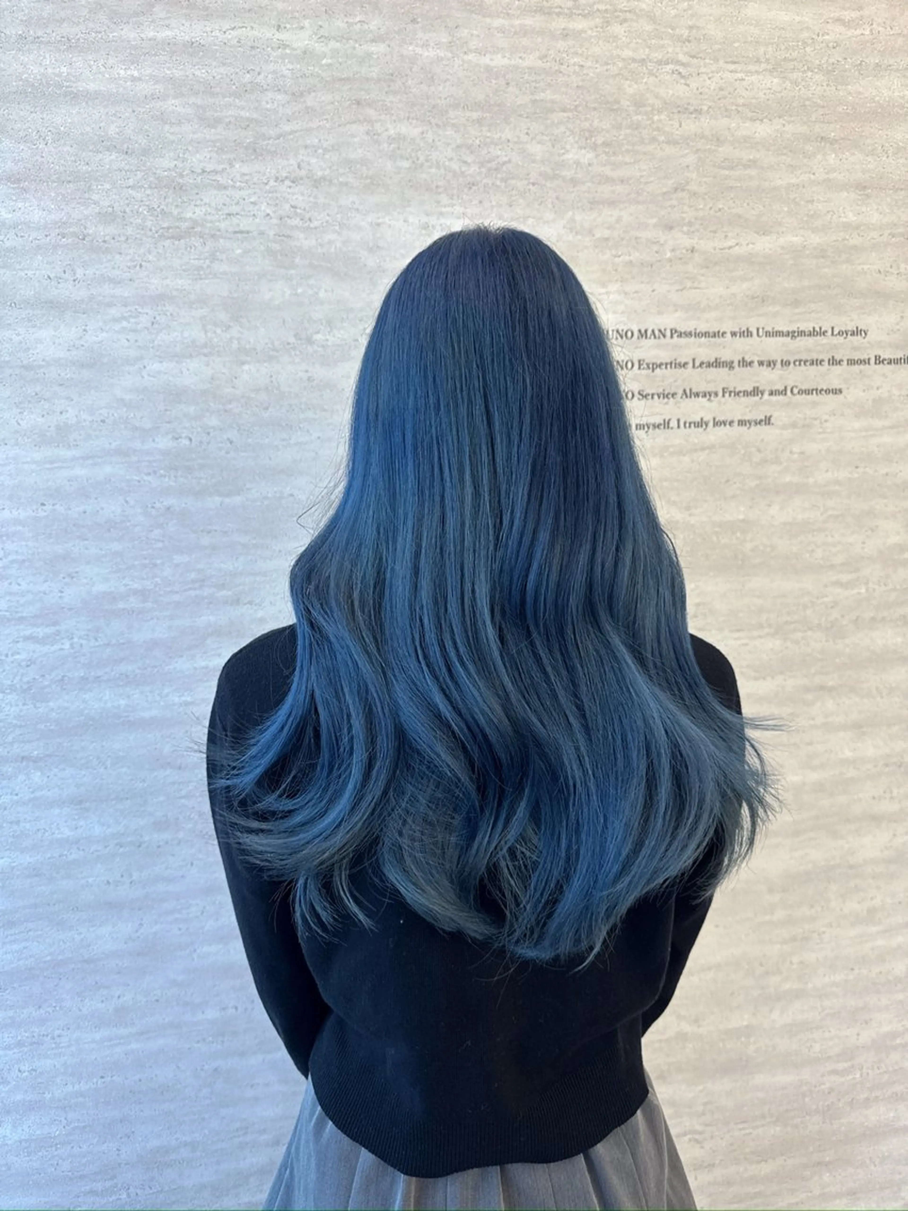 ロング カラー ヘアアレンジ ヘアカラー トリートメント ヘアセット 韓国レイヤーカット/ 儚げカラーチナツのヘアスタイル