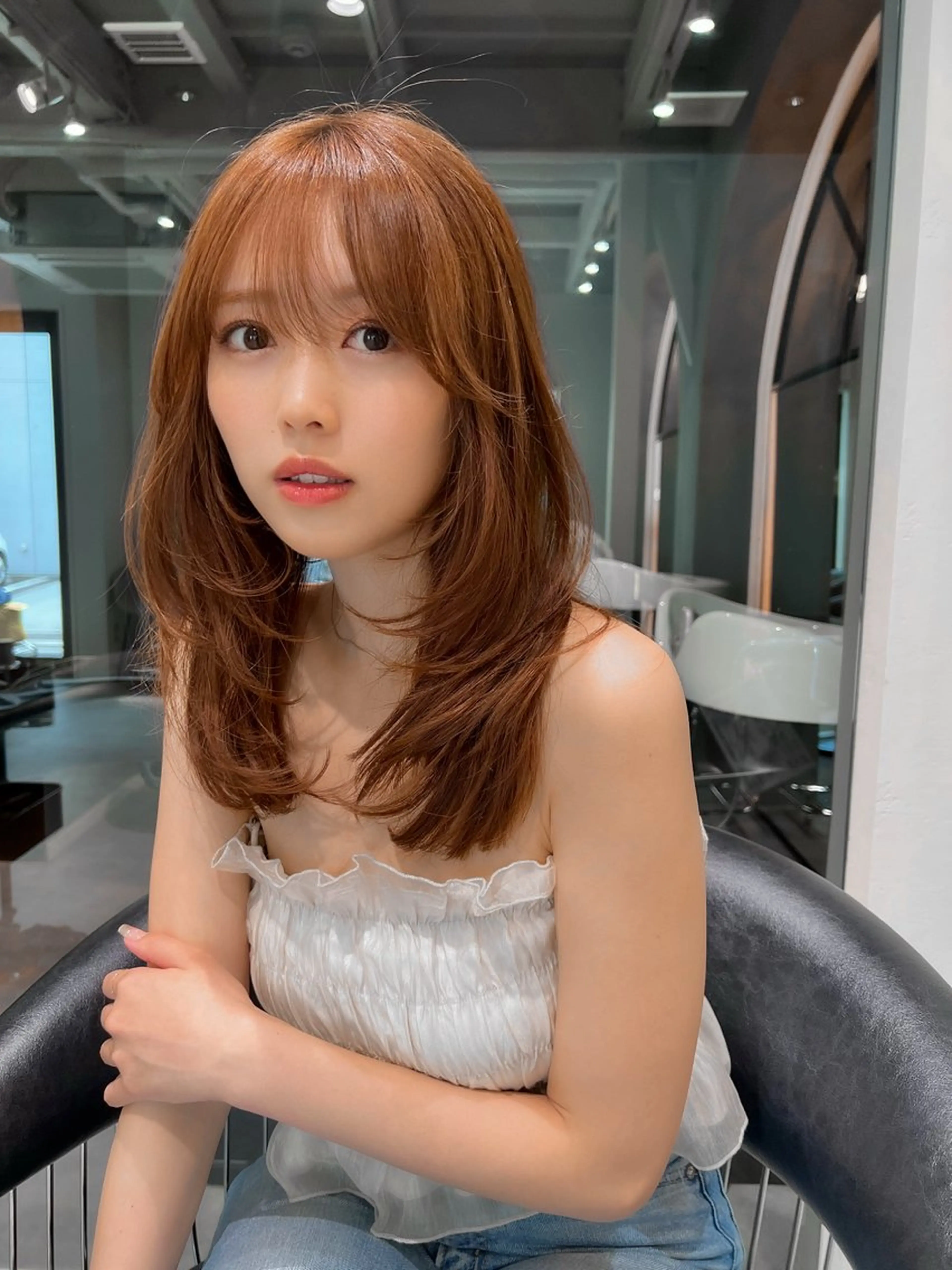 🌈11月限定🌸学割U24🌸カット＋集中補修ハホニコスチームトリートメント✨可愛くコテ巻き付きの写真