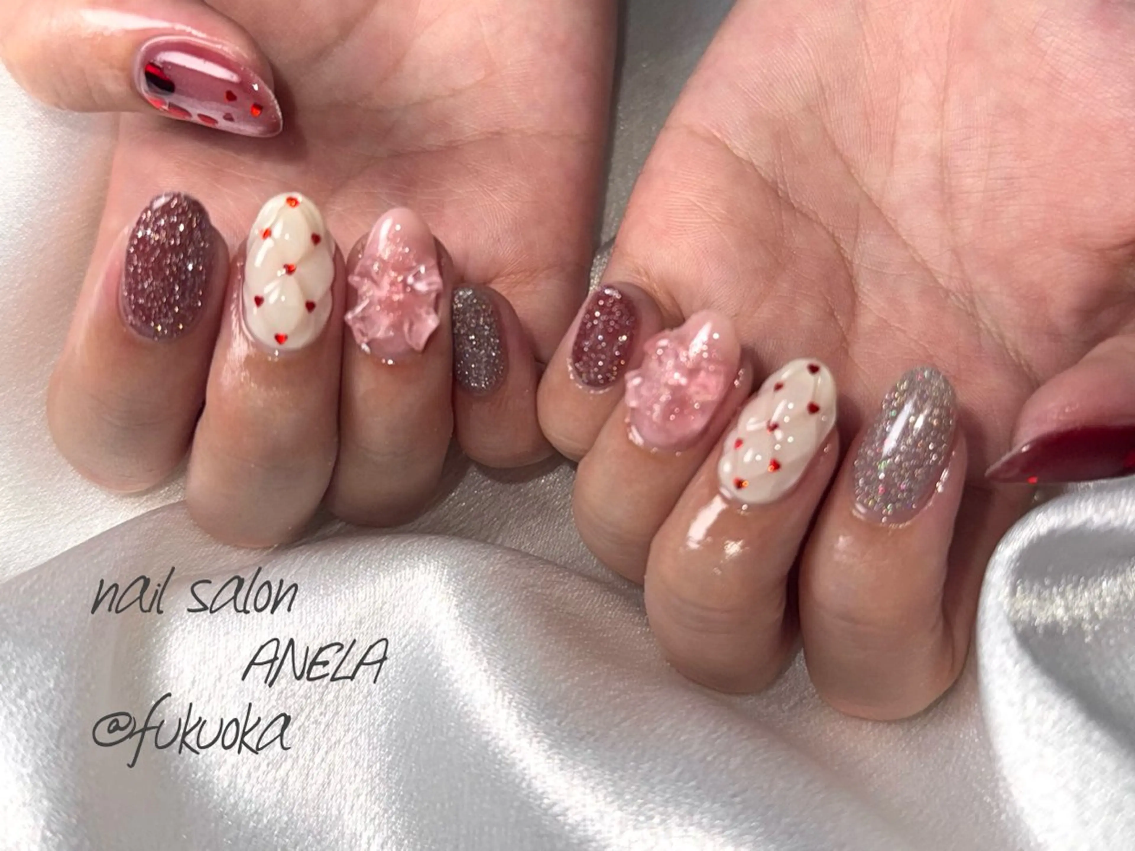 ネイル ハンドネイル フットネイル nail salon ANELA mayaのネイルデザイン