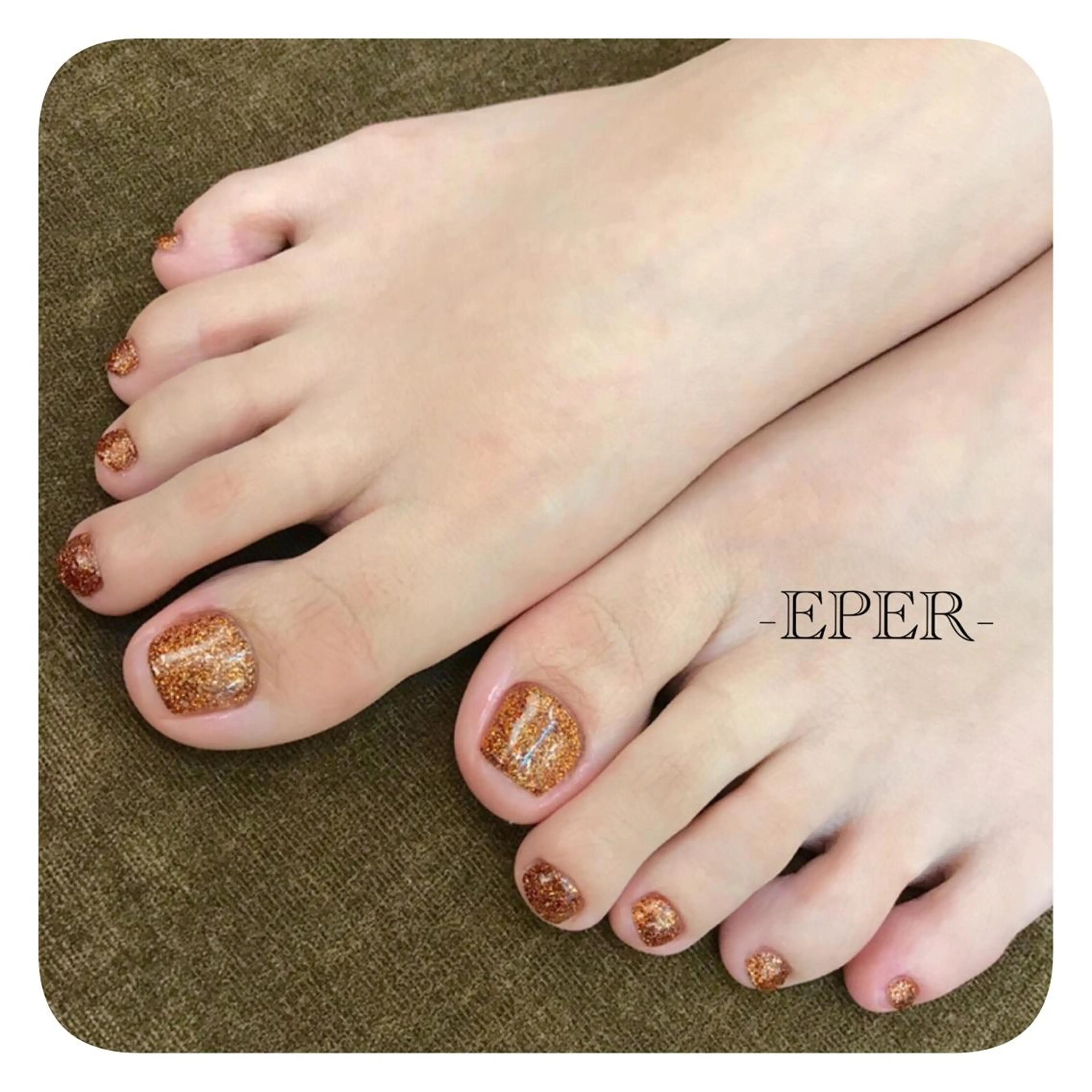 ネイル フットネイル ワンカラーネイル フットネイル ネイルサロン -EPER-エペルのネイルデザイン