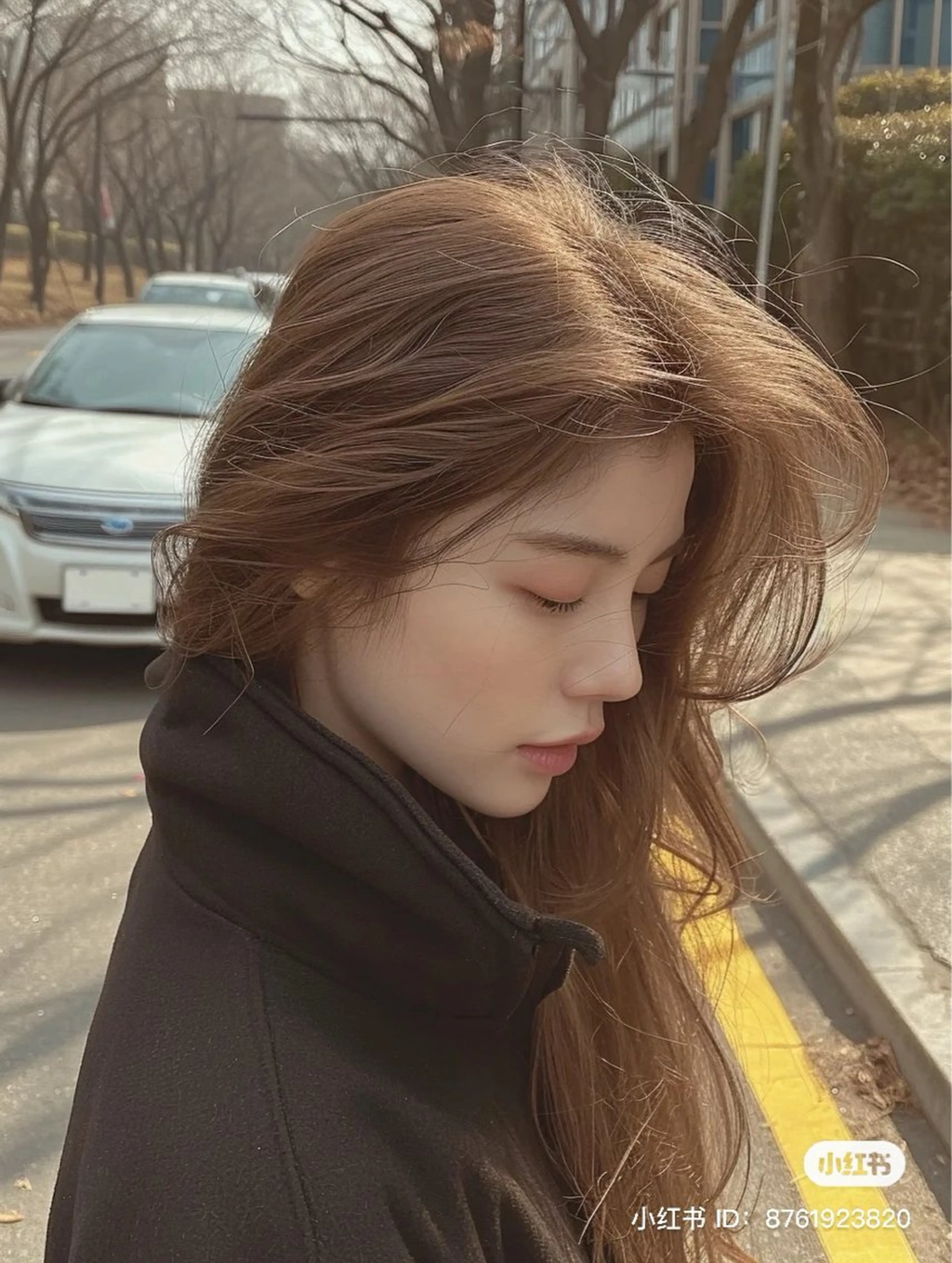 カラー 透明感ベージュ🤎 ナチュラルレイヤーのヘアスタイル