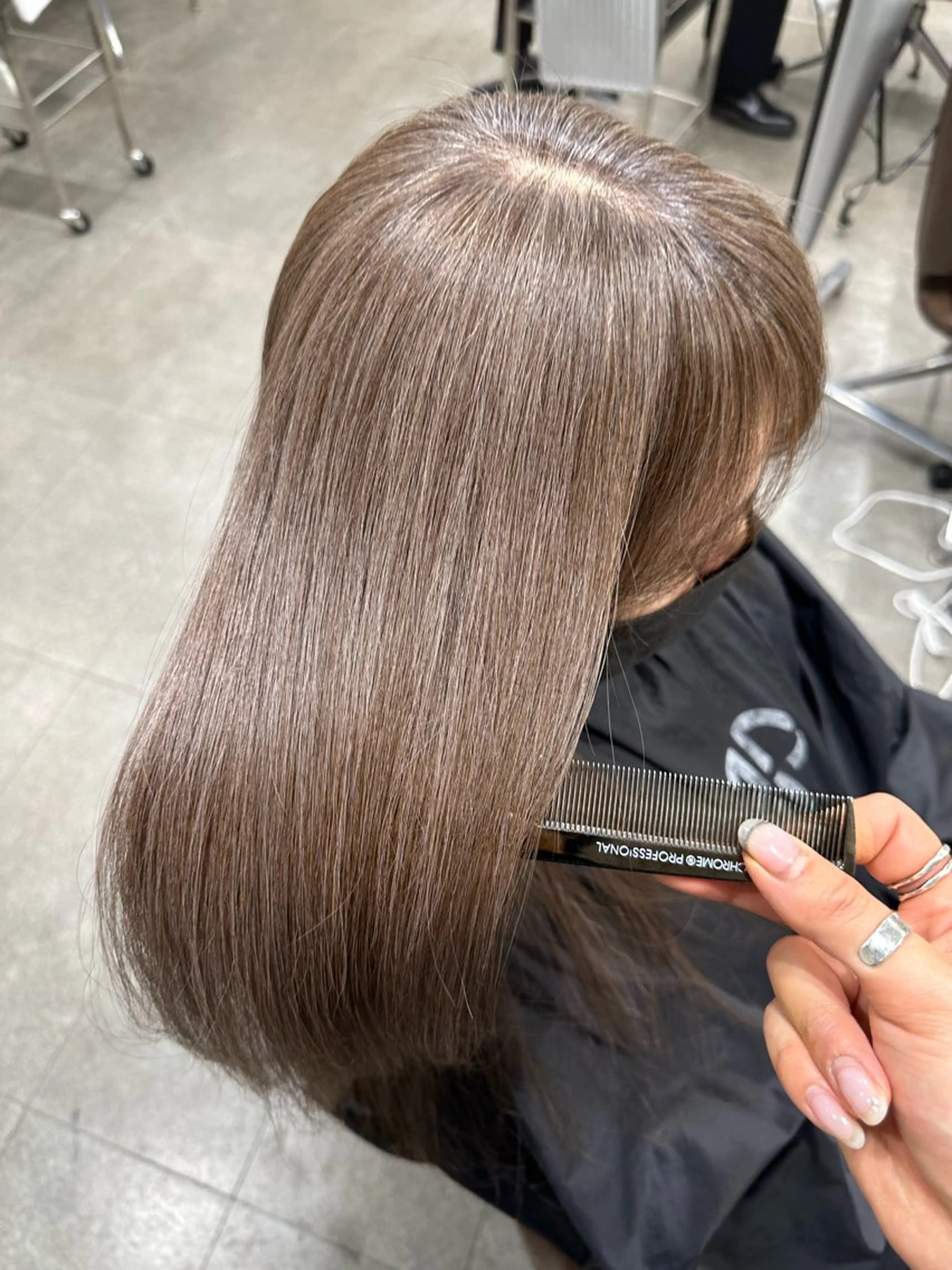 ミディアム 寺山 佳貴のヘアスタイル