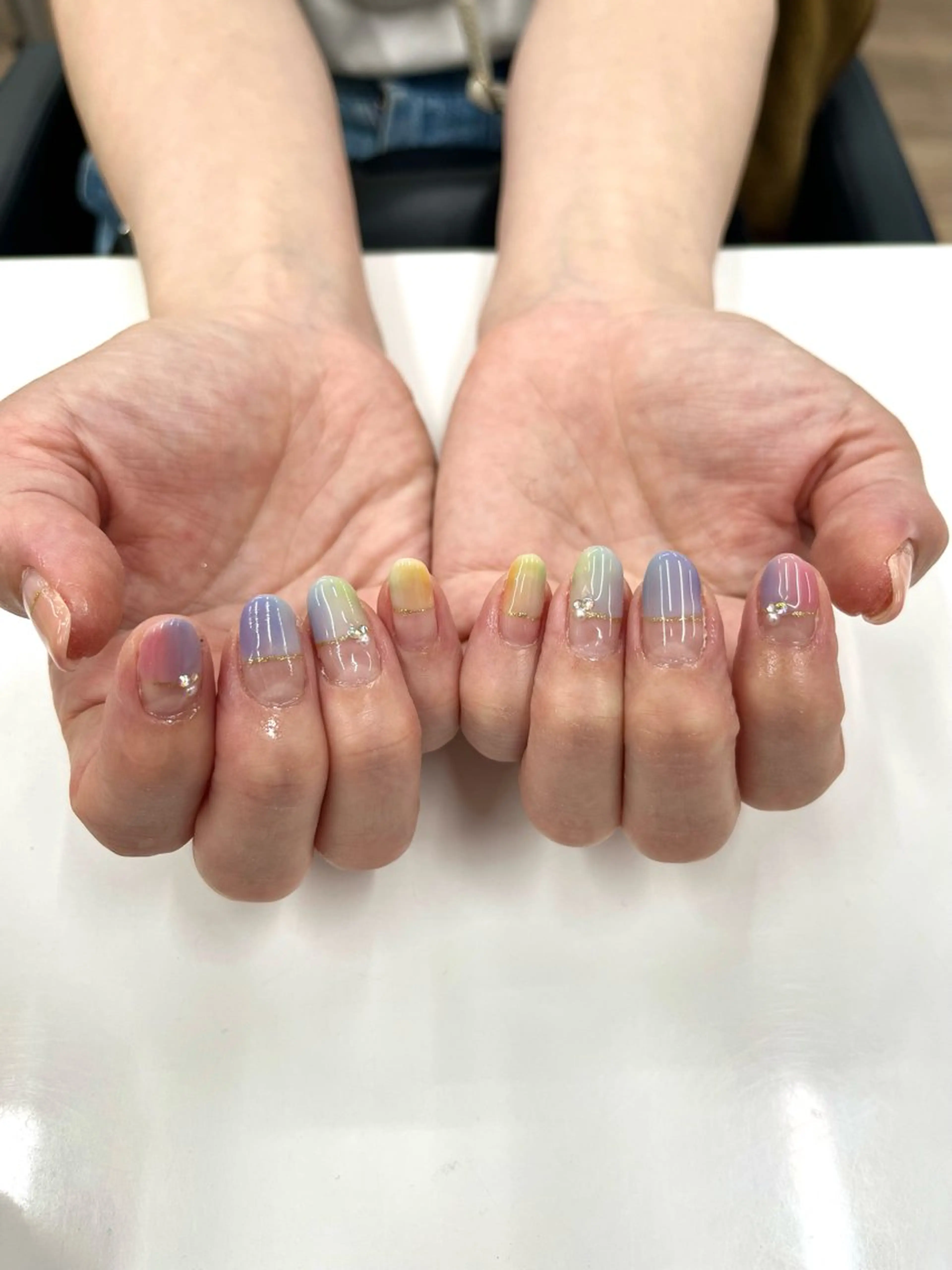 ネイル フレンチネイル 小林 くるみのネイルデザイン