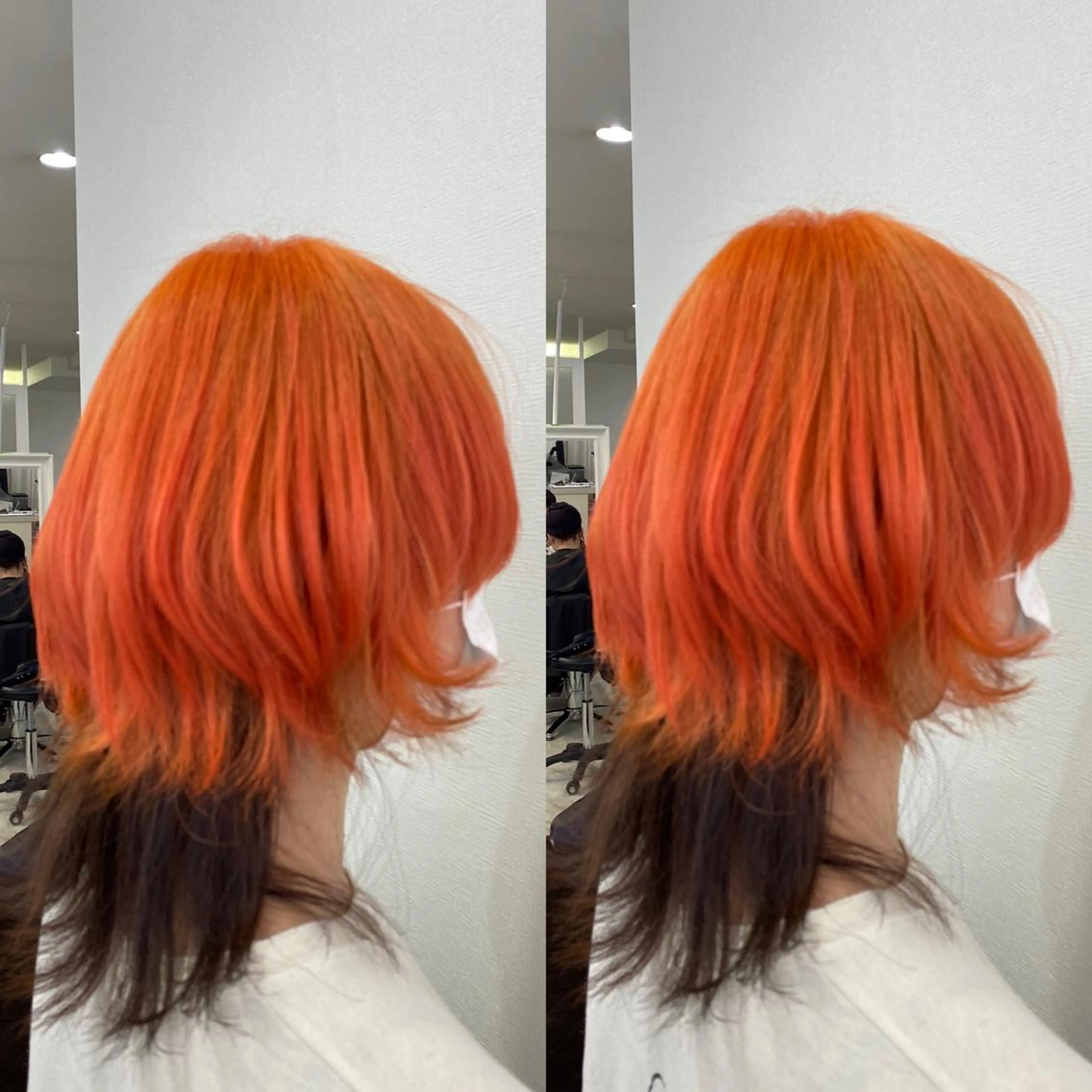 ショート カラー ヘアアレンジ メンズパーマ名人 TAKUMAのヘアスタイル