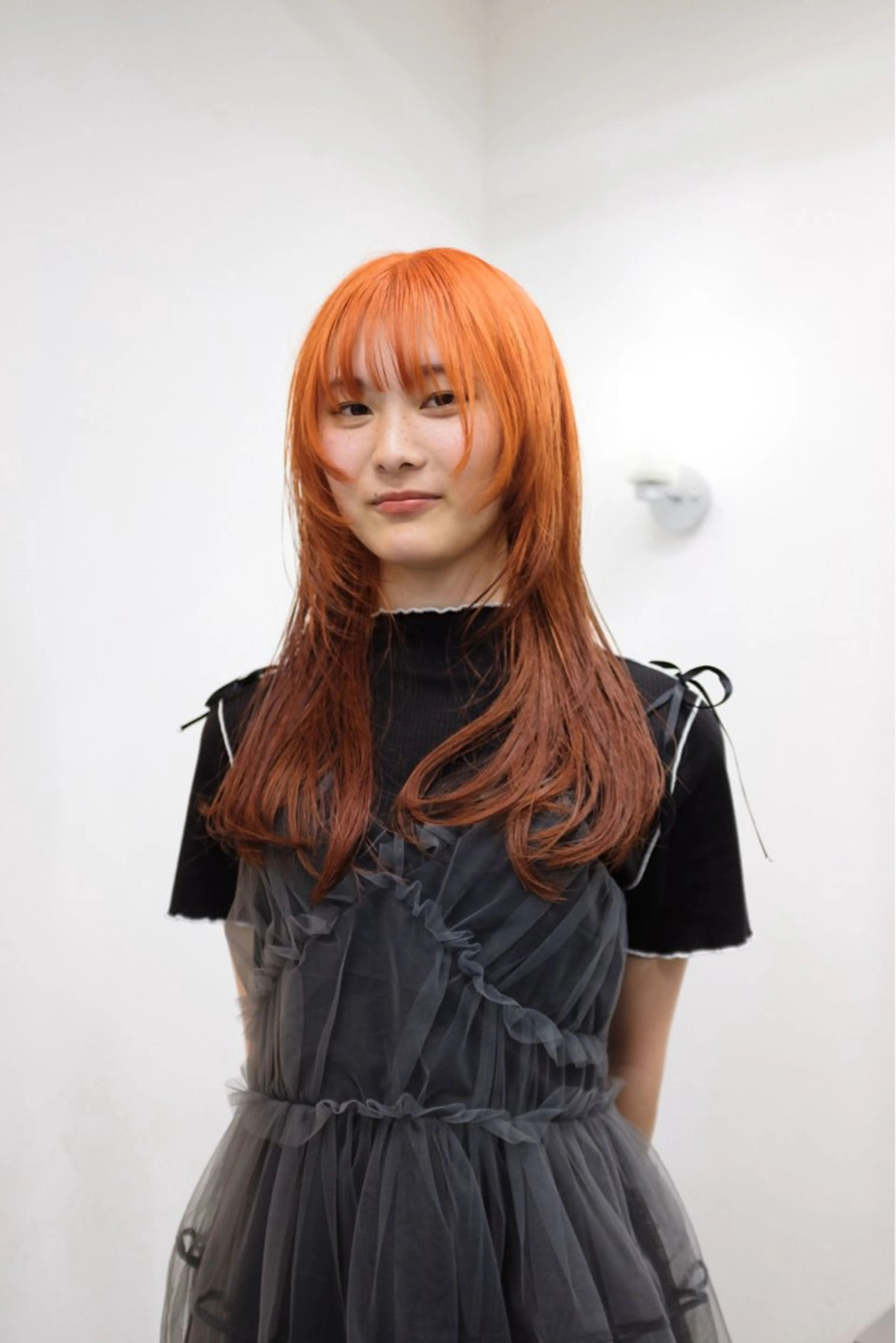 ロング カラー ヘアアレンジ 🦠デザインカラー/ 魚瀬あおい🦠のヘアスタイル