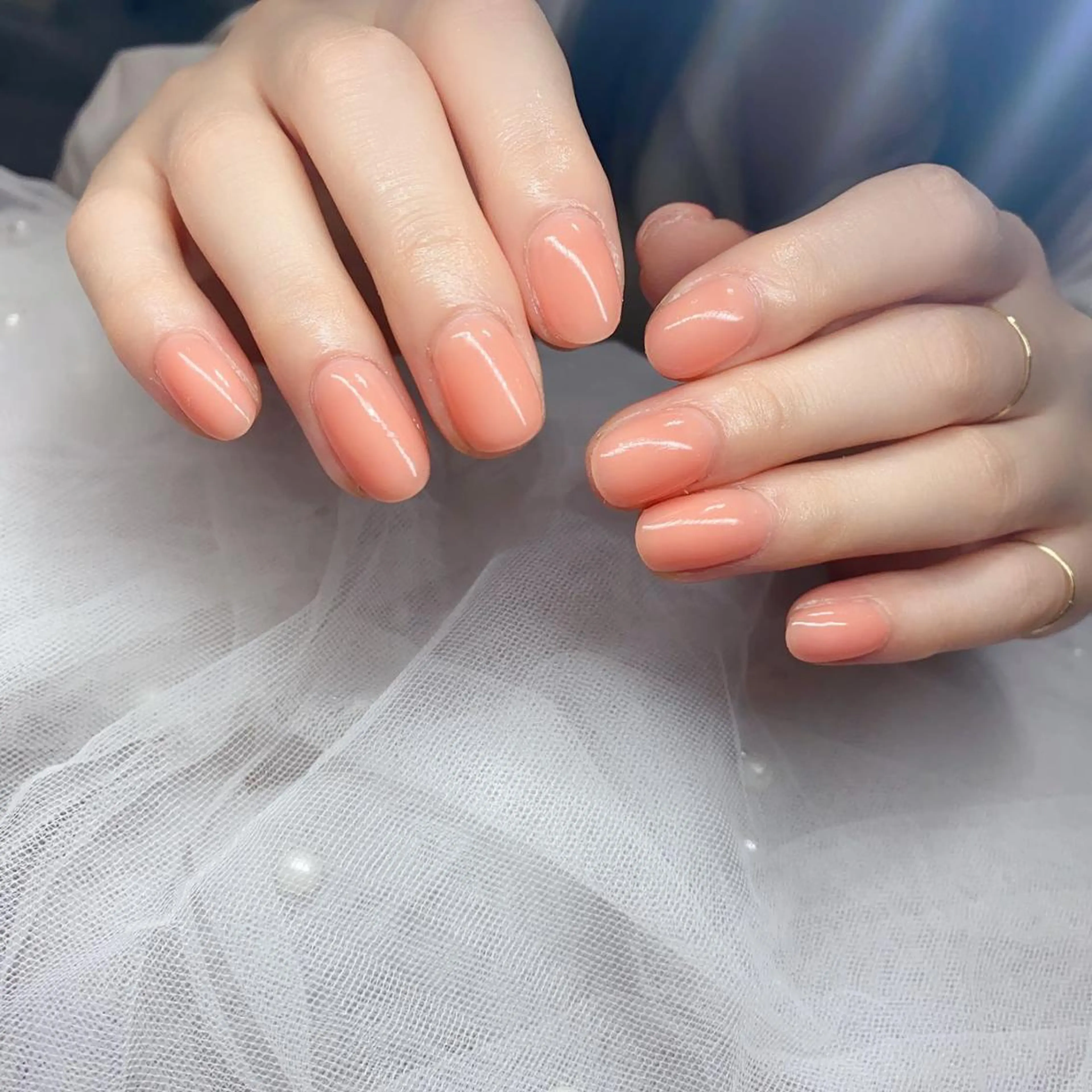 ネイル ラメ(グリッター) ラメグラデーション ワンカラーネイル Queens PUPUのネイルデザイン