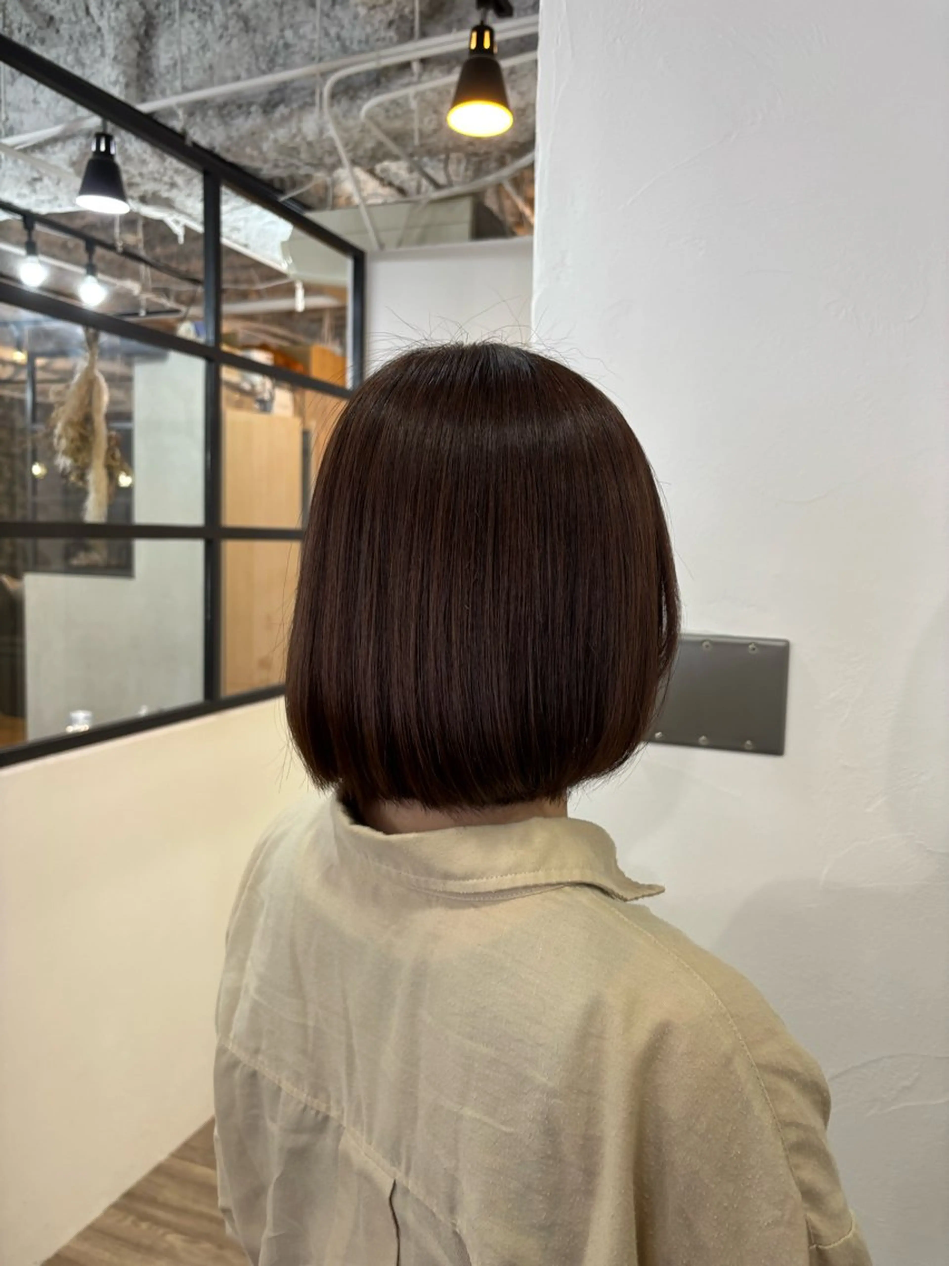 白髪染めリタッチカラーの写真