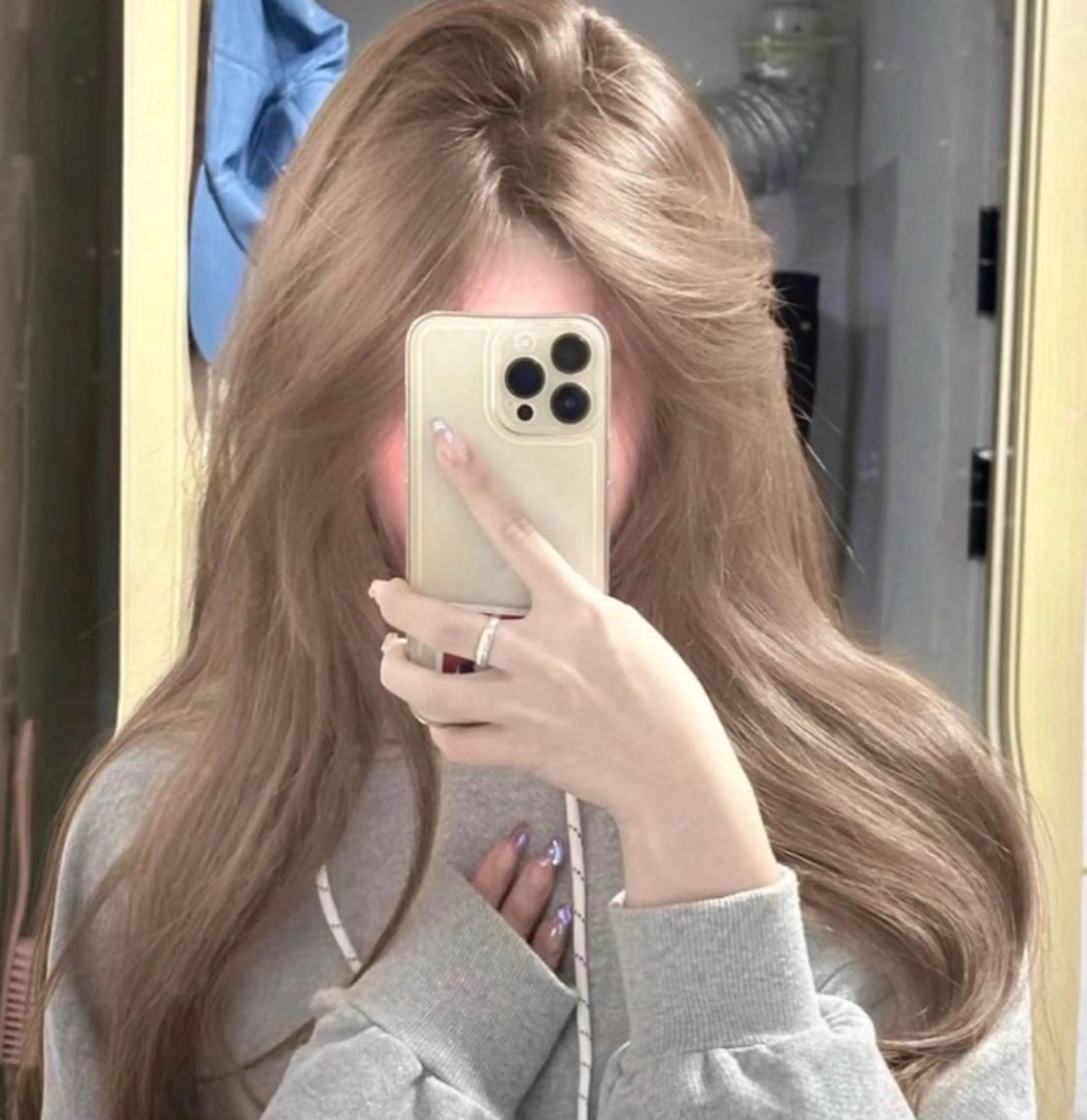 ロング 韓国ガーリー🤍ハイ トーン🤍Ayanaのヘアスタイル