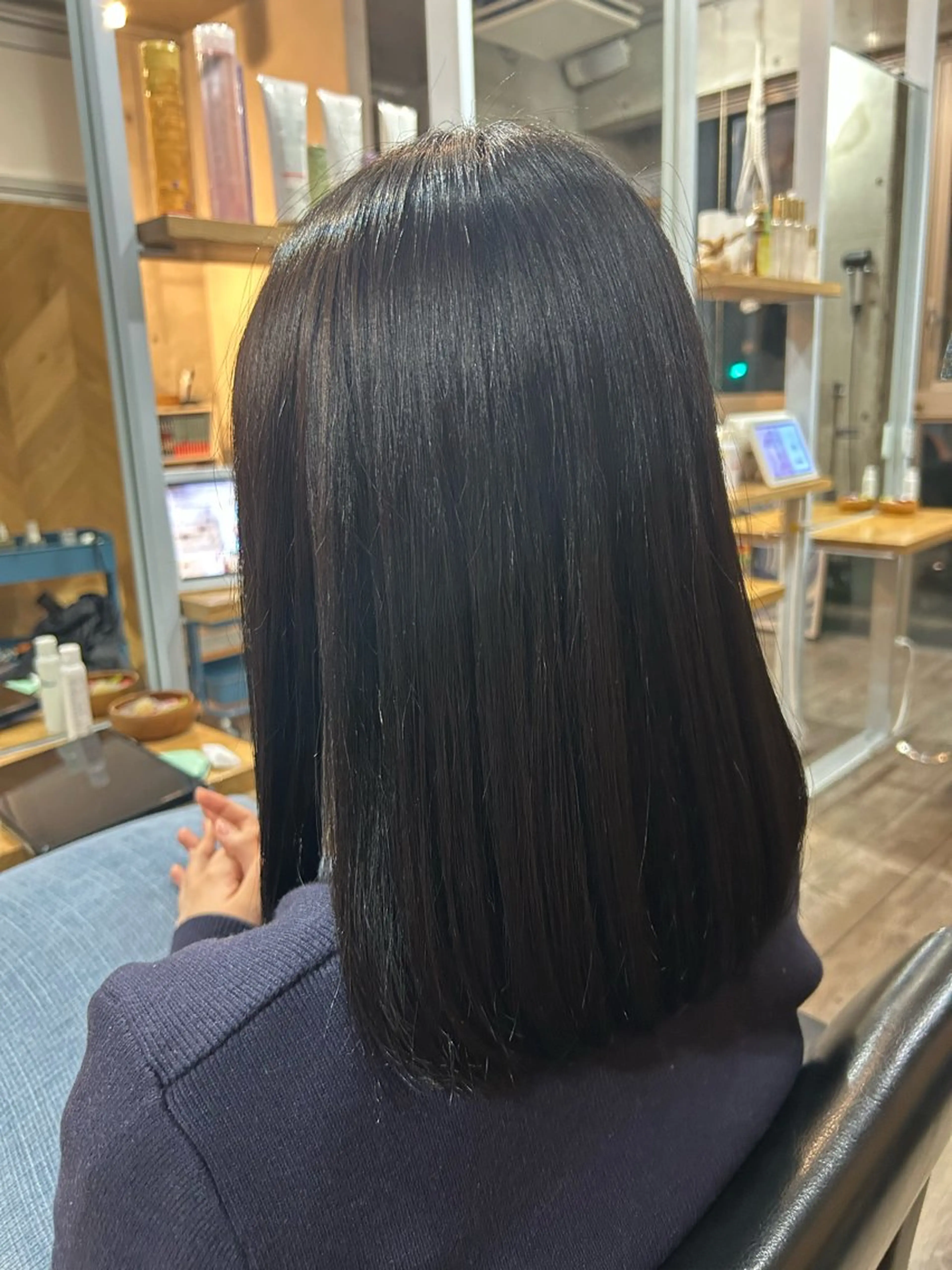 セミロング カラー 吉祥寺 haruna☀️のヘアスタイル